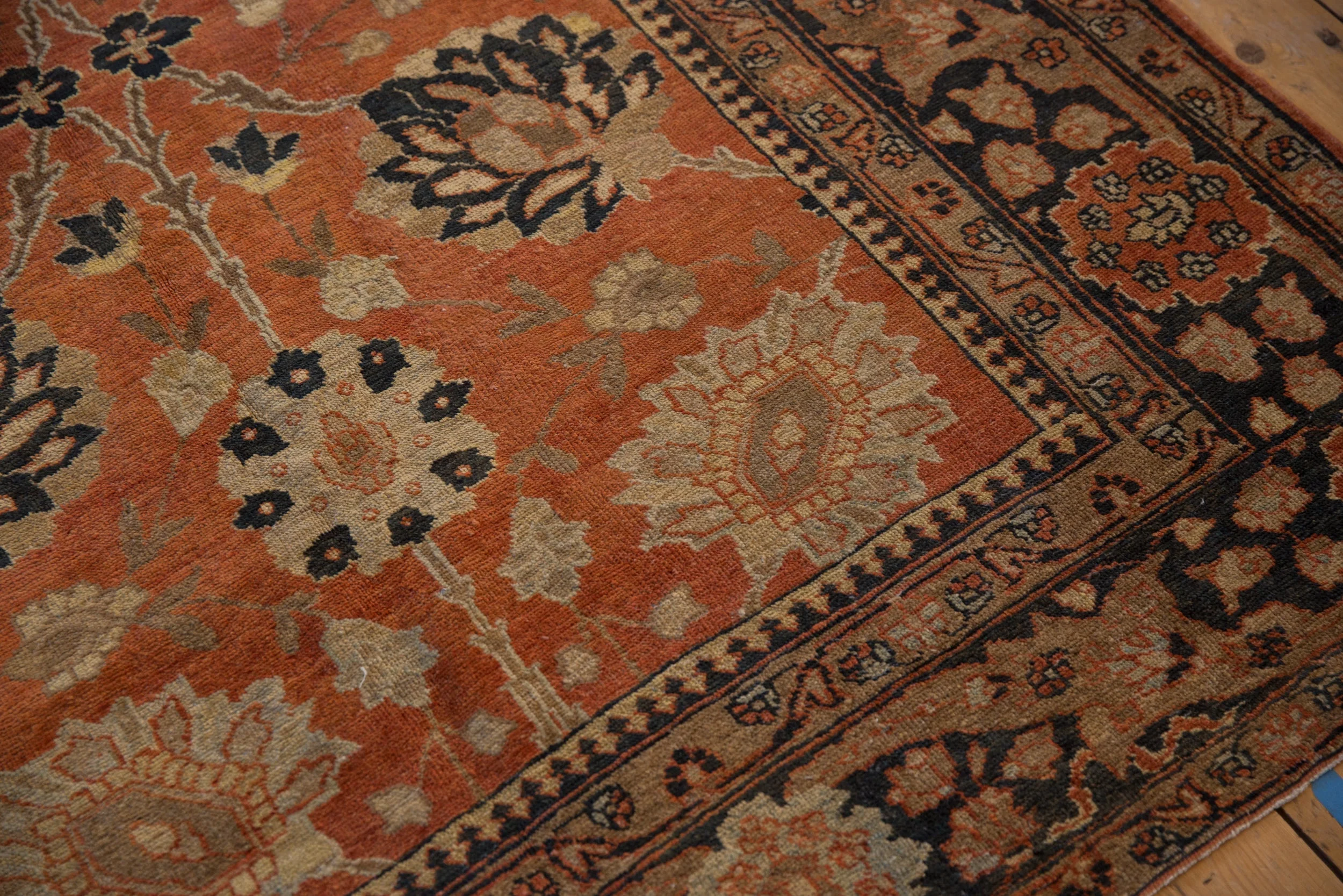 9x12.5 Vintage Tabriz Carpet - Image 8