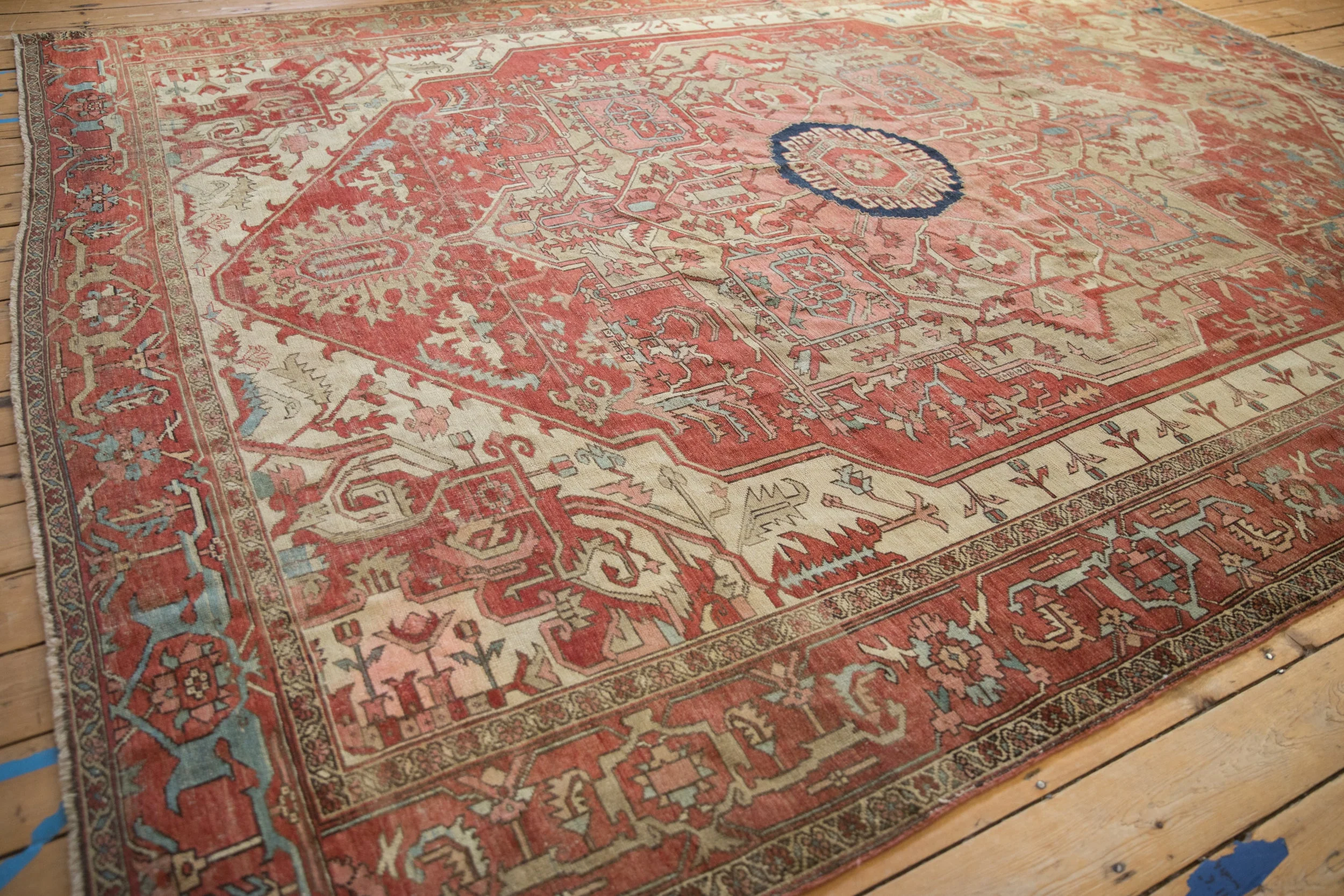 9x12 Antique Serapi Carpet - Image 13