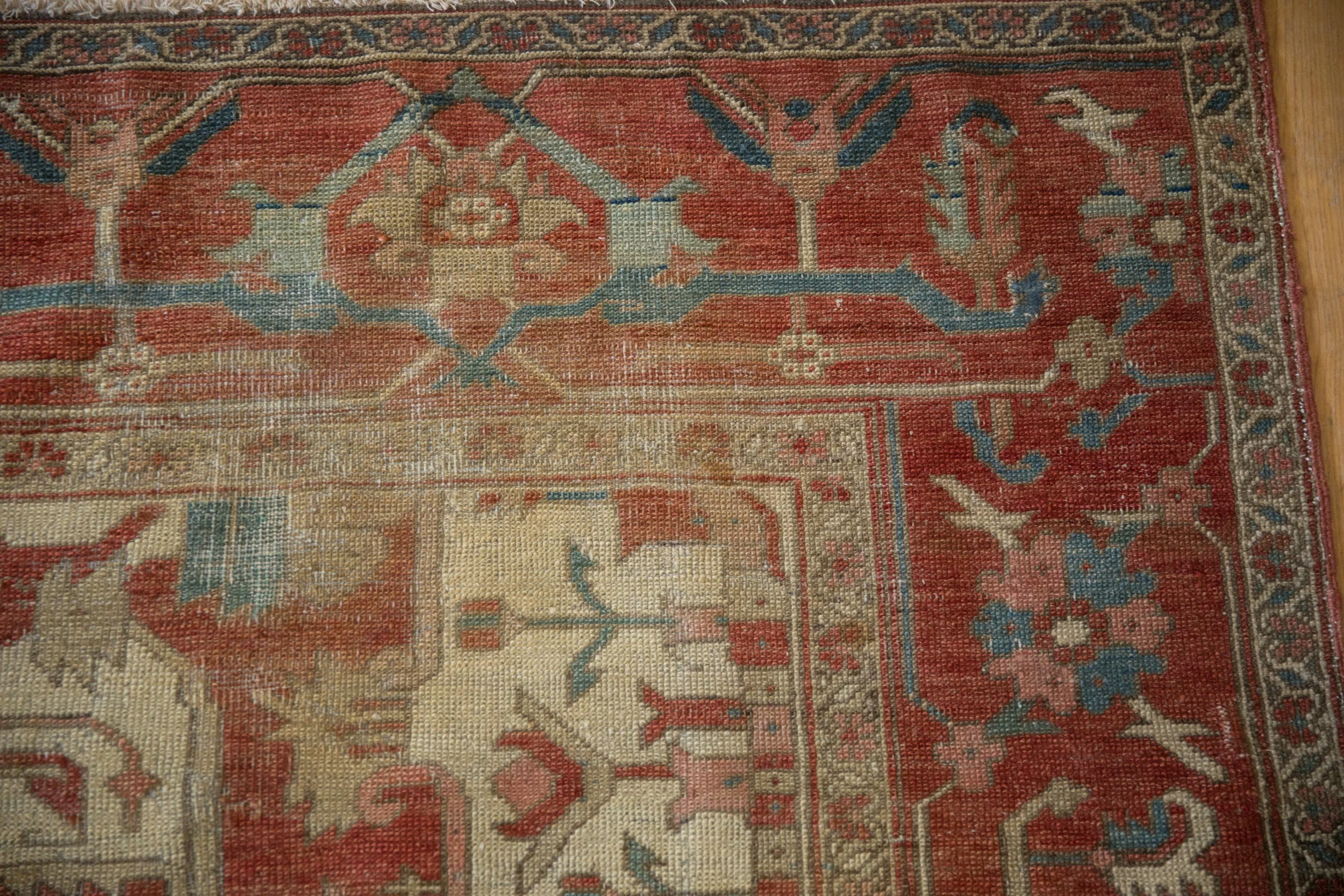 9x12 Antique Serapi Carpet - Image 3