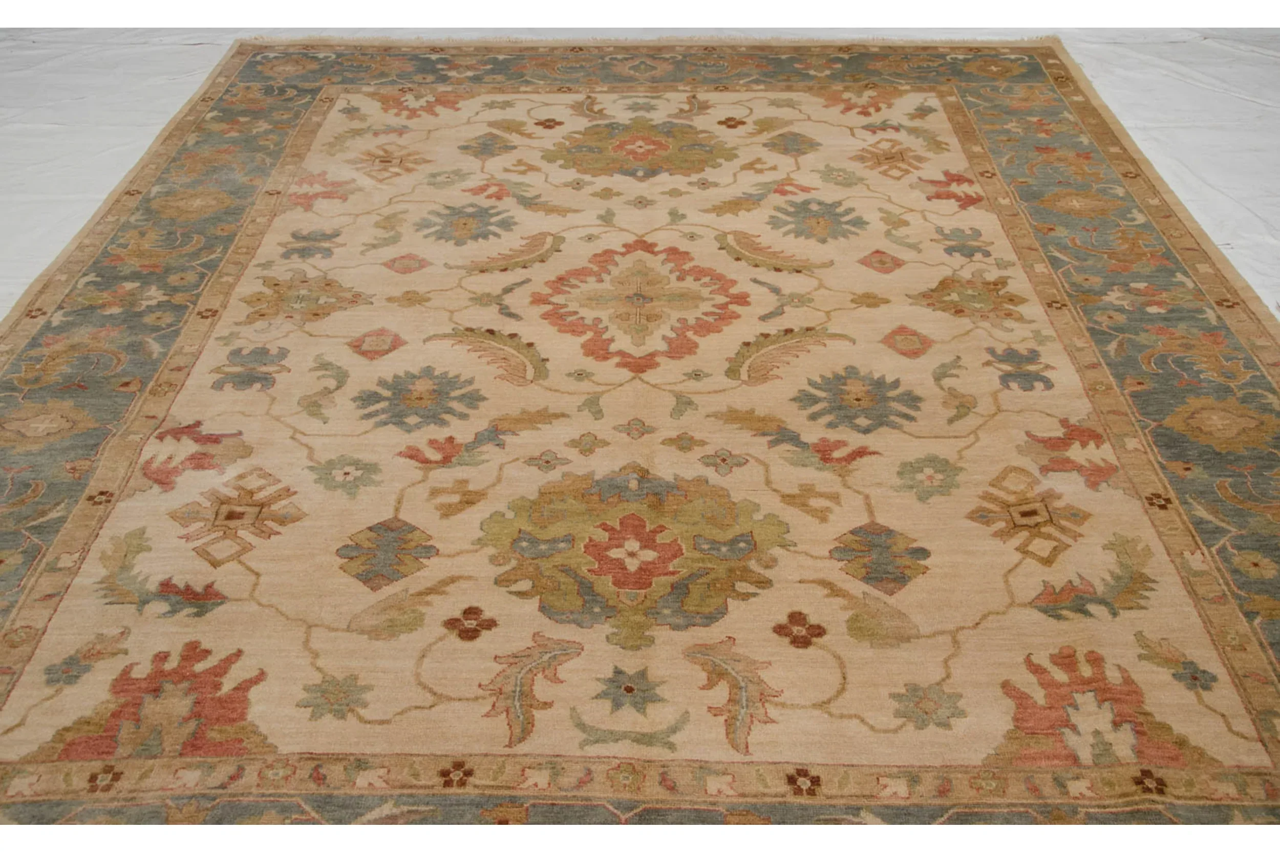 9x12 Indian Sultanabad Design Carpet - Image 10