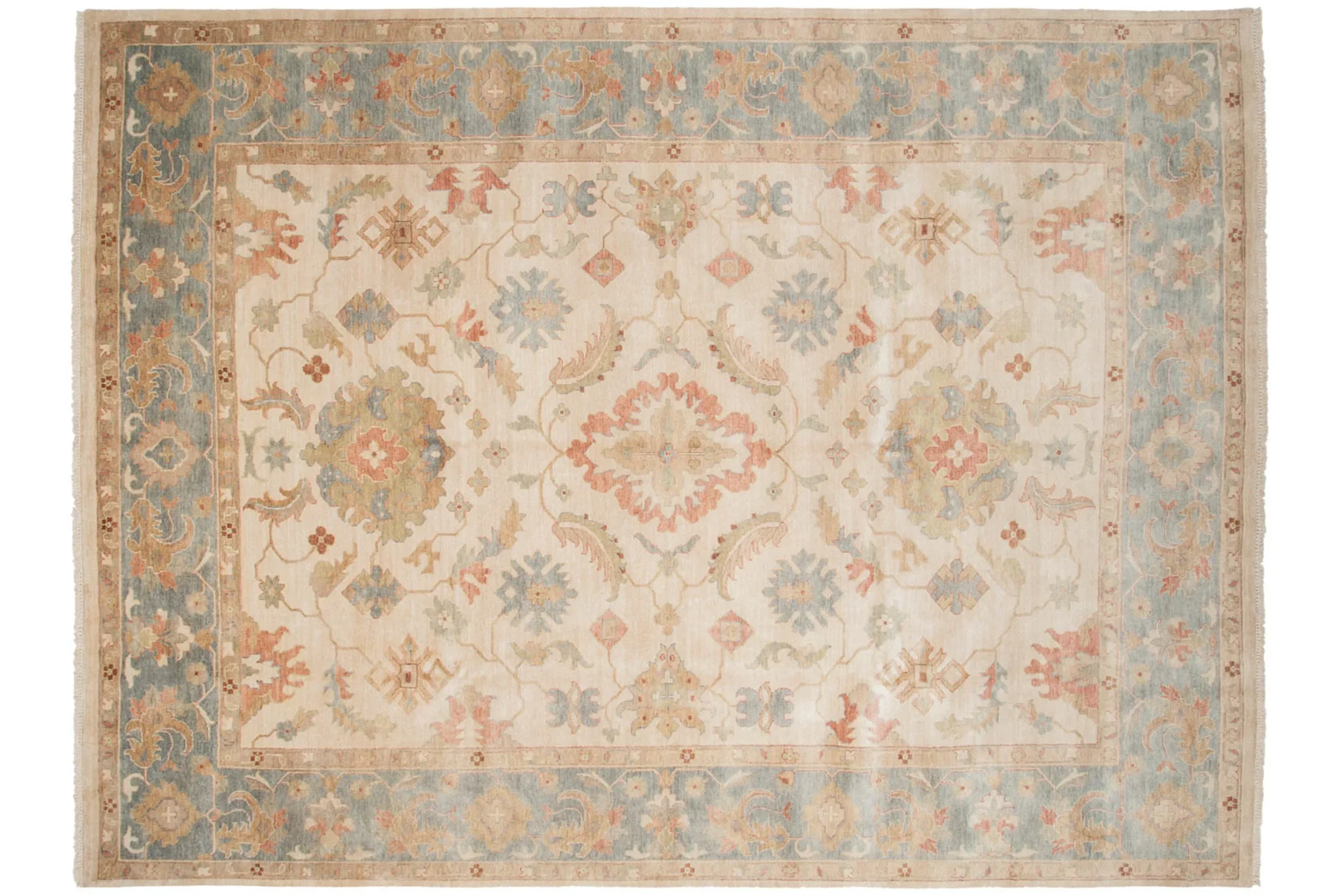 9x12 Indian Sultanabad Design Carpet - Image 15