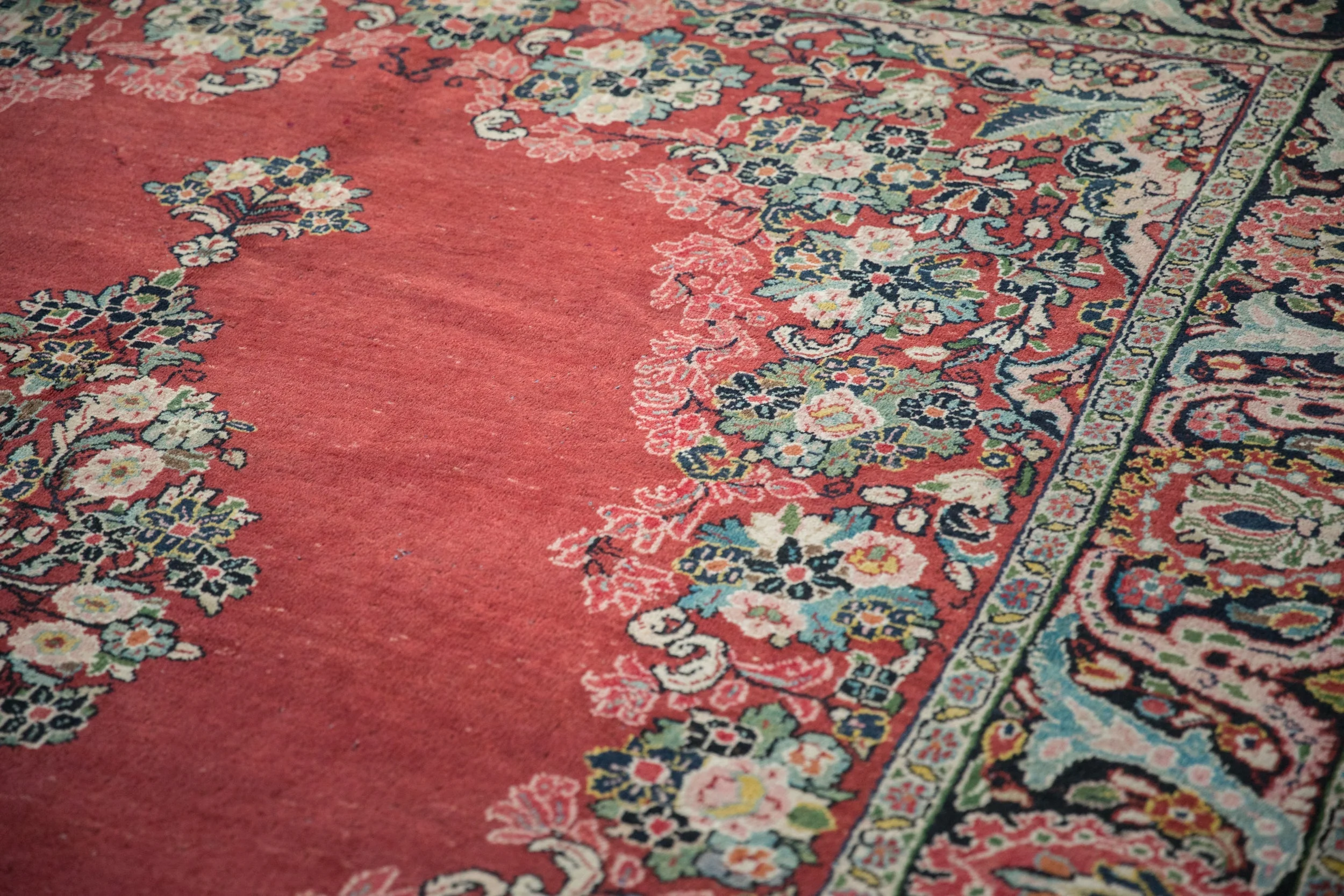 9x12 Vintage Arak Carpet - Image 12