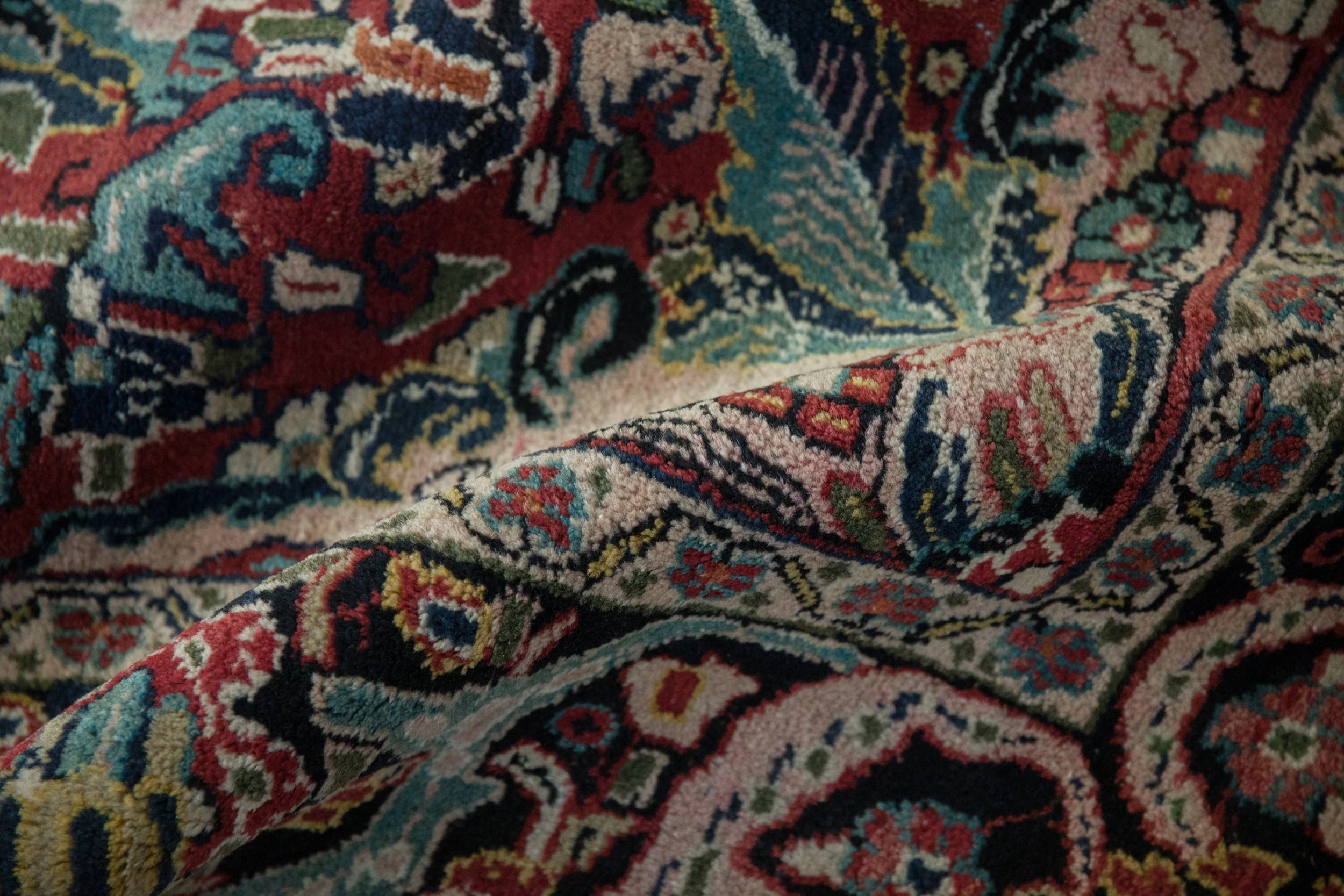 9x12 Vintage Arak Carpet - Image 14