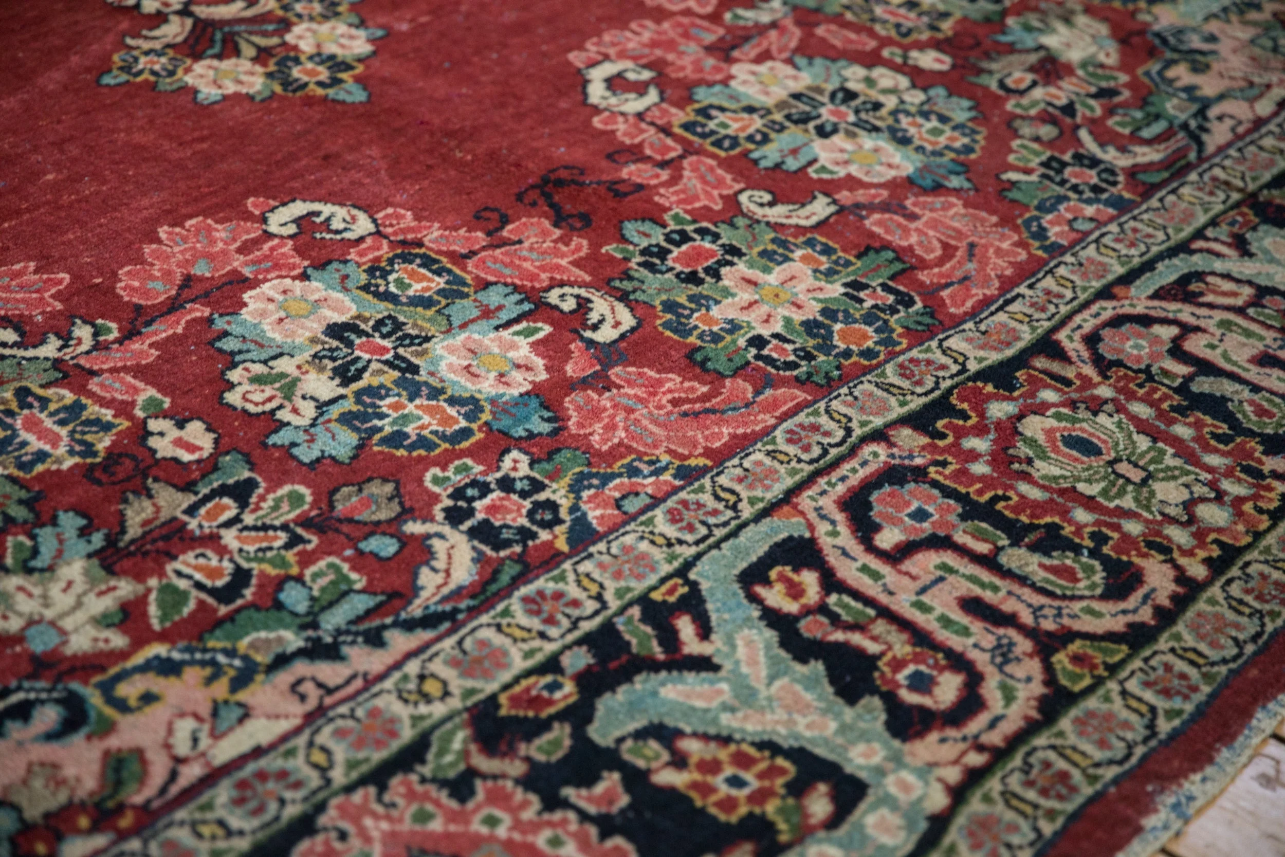9x12 Vintage Arak Carpet - Image 5