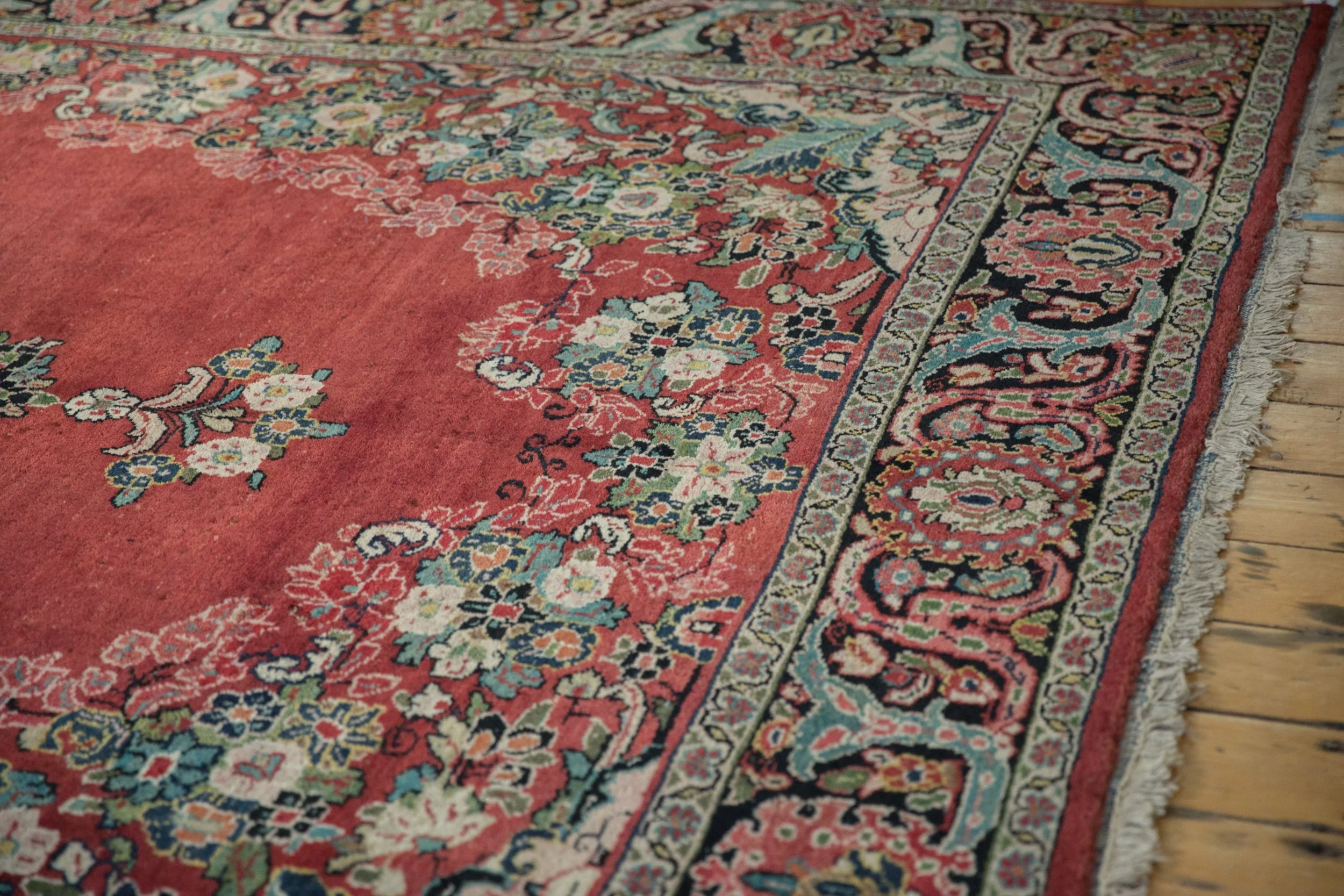 9x12 Vintage Arak Carpet - Image 9