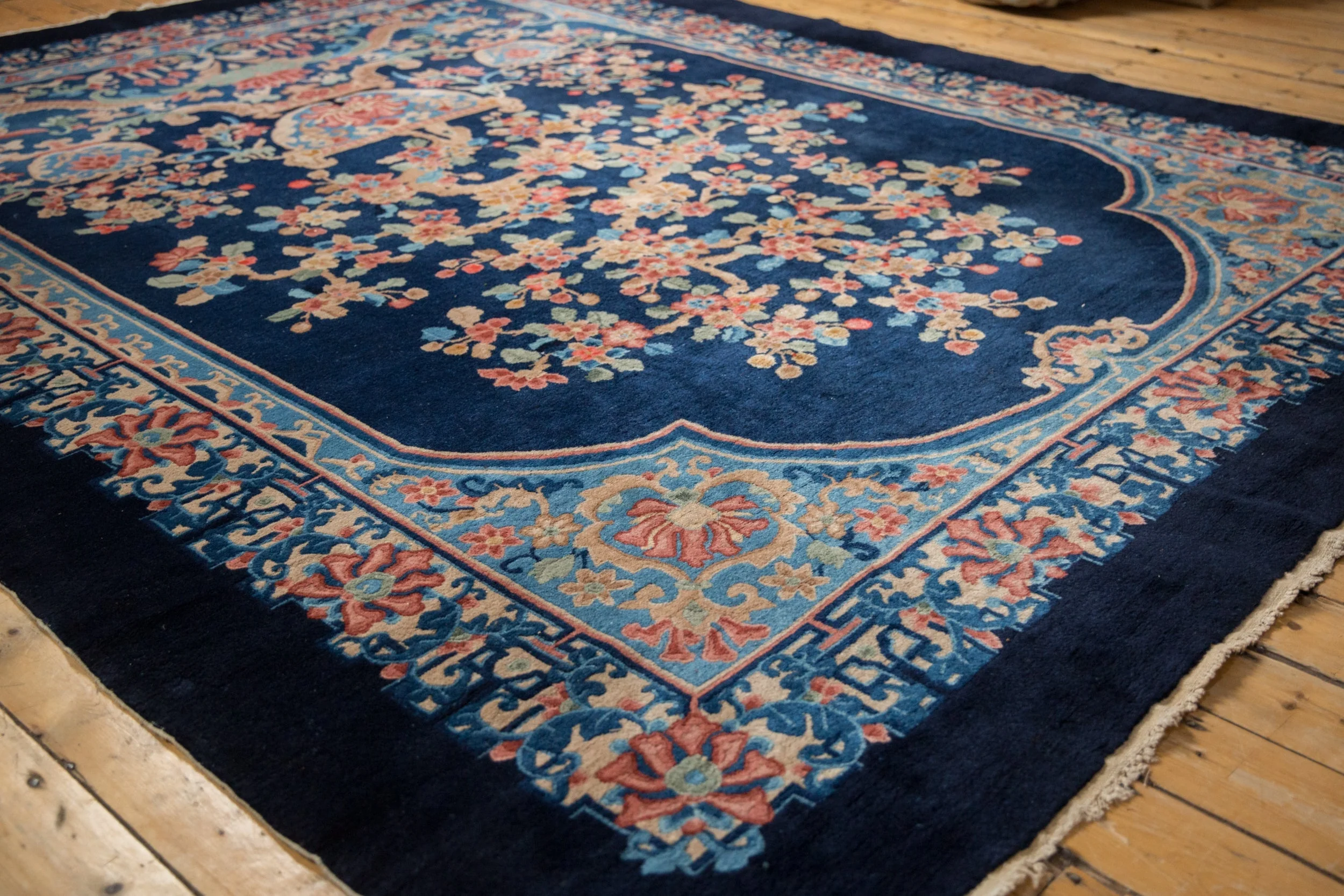 9x12 Vintage Art Deco Carpet - Image 10