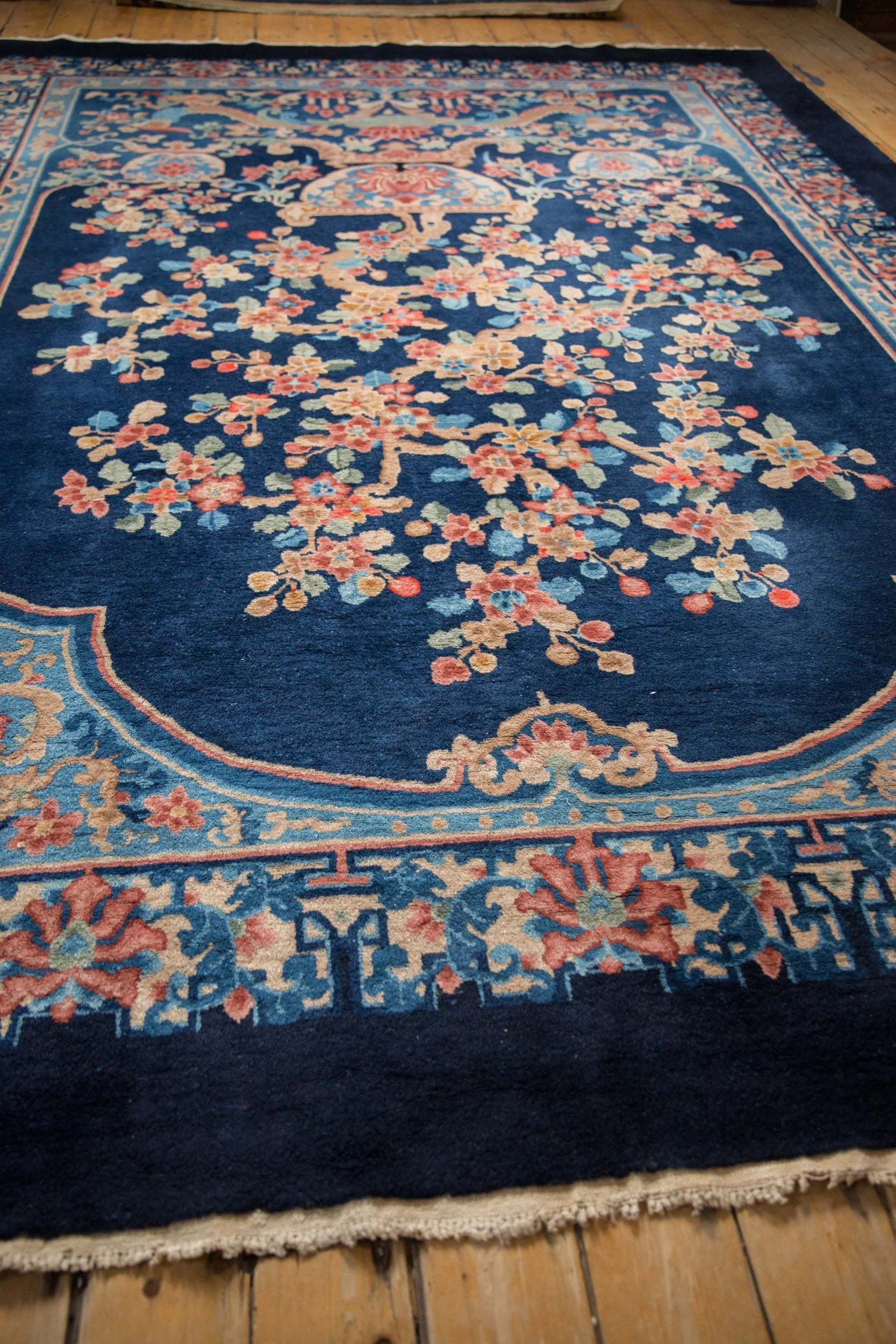 9x12 Vintage Art Deco Carpet - Image 11