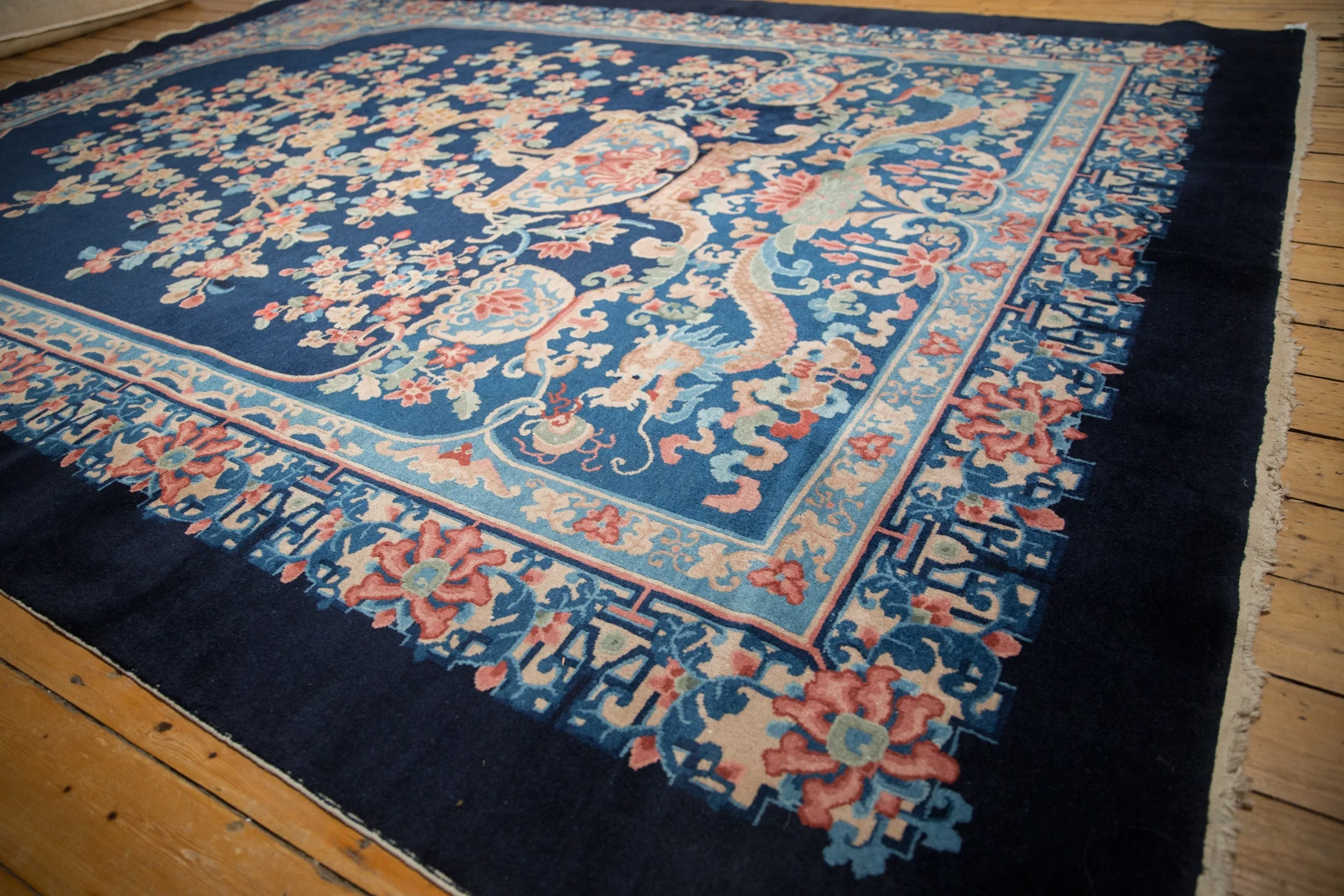 9x12 Vintage Art Deco Carpet - Image 4