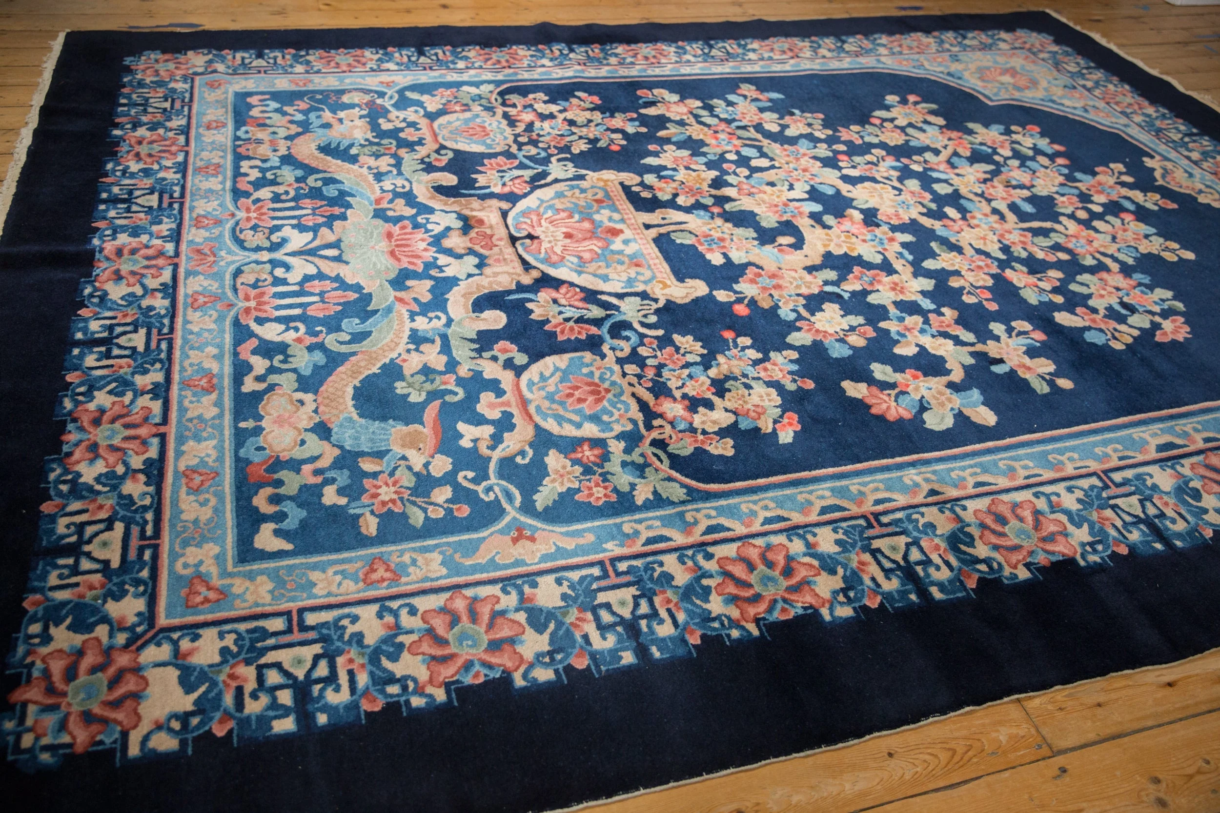 9x12 Vintage Art Deco Carpet - Image 7