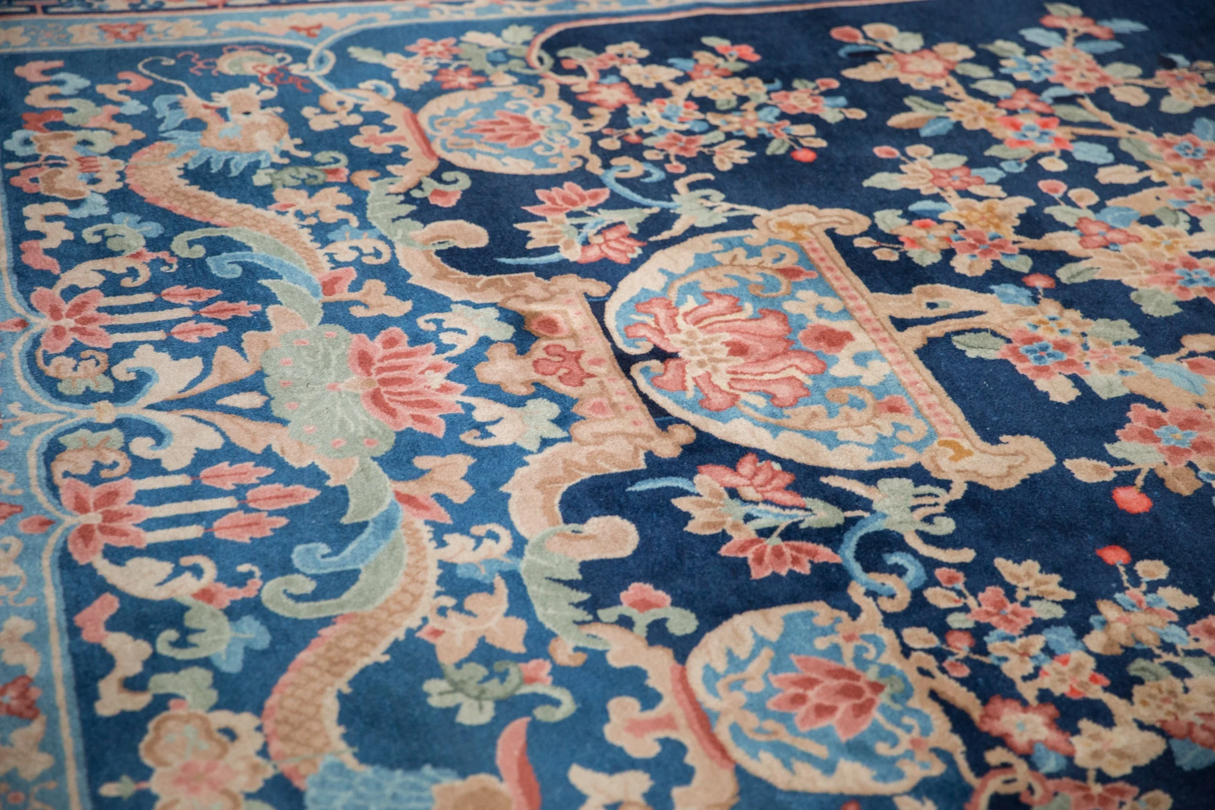 9x12 Vintage Art Deco Carpet - Image 8