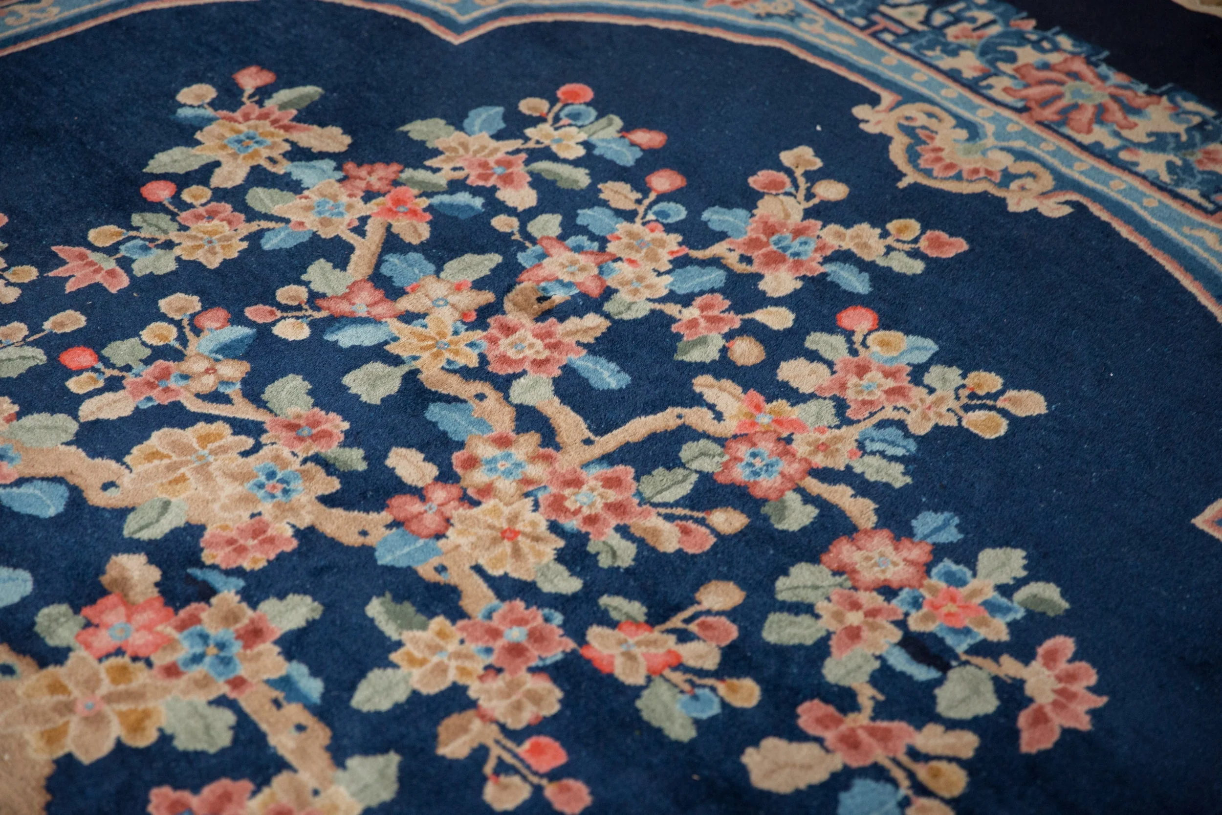 9x12 Vintage Art Deco Carpet - Image 9