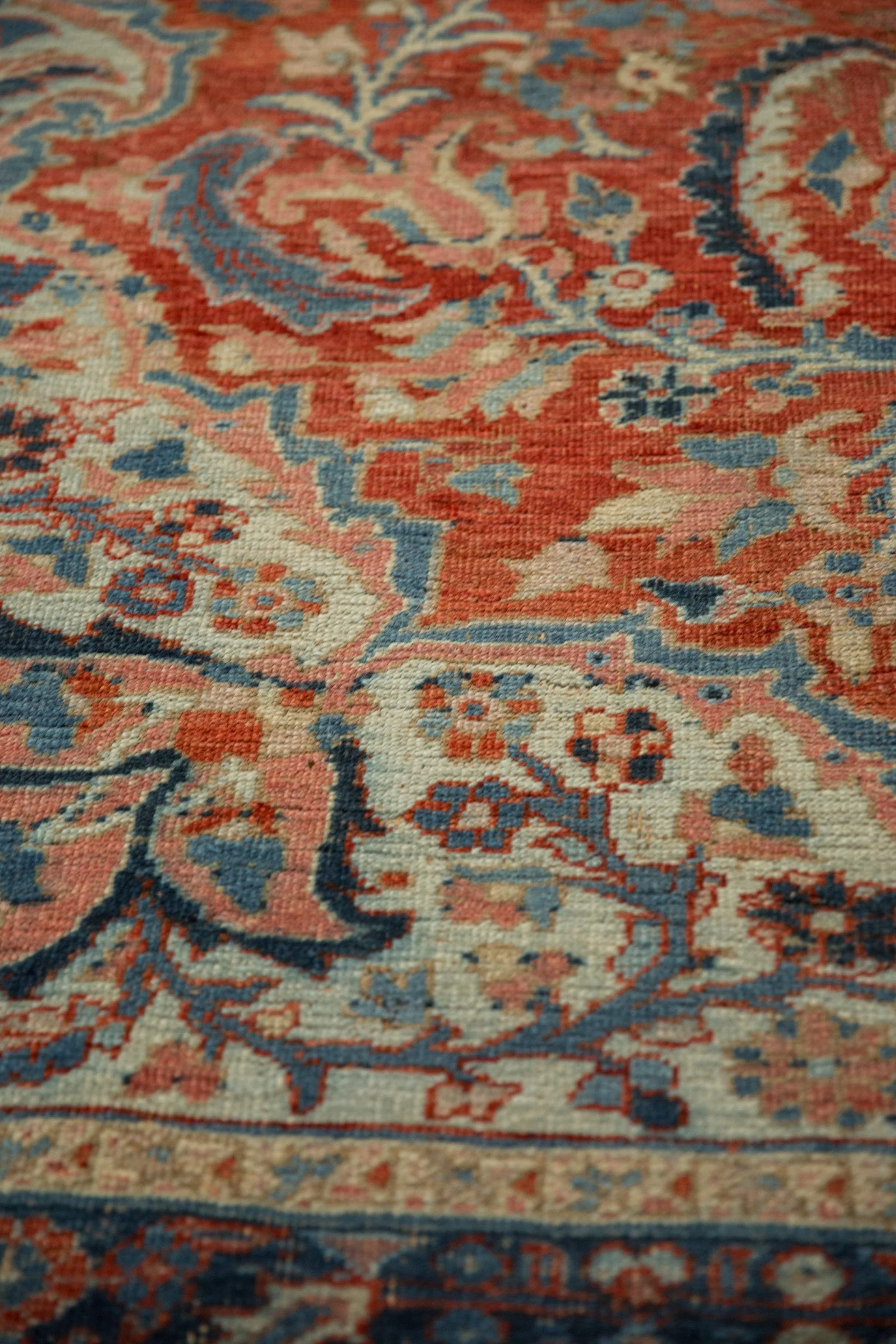 9x12 Vintage Distressed Ahar Carpet - Image 10