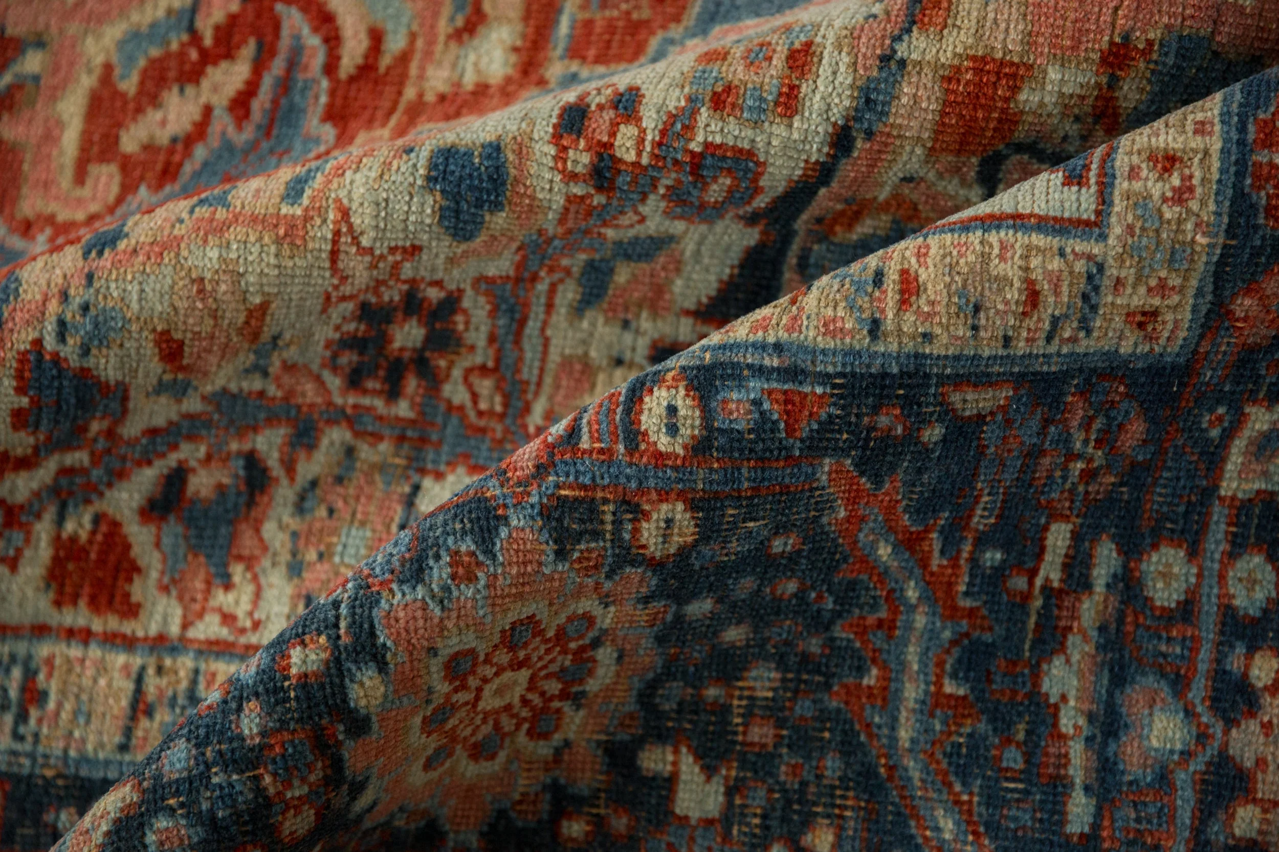 9x12 Vintage Distressed Ahar Carpet - Image 11