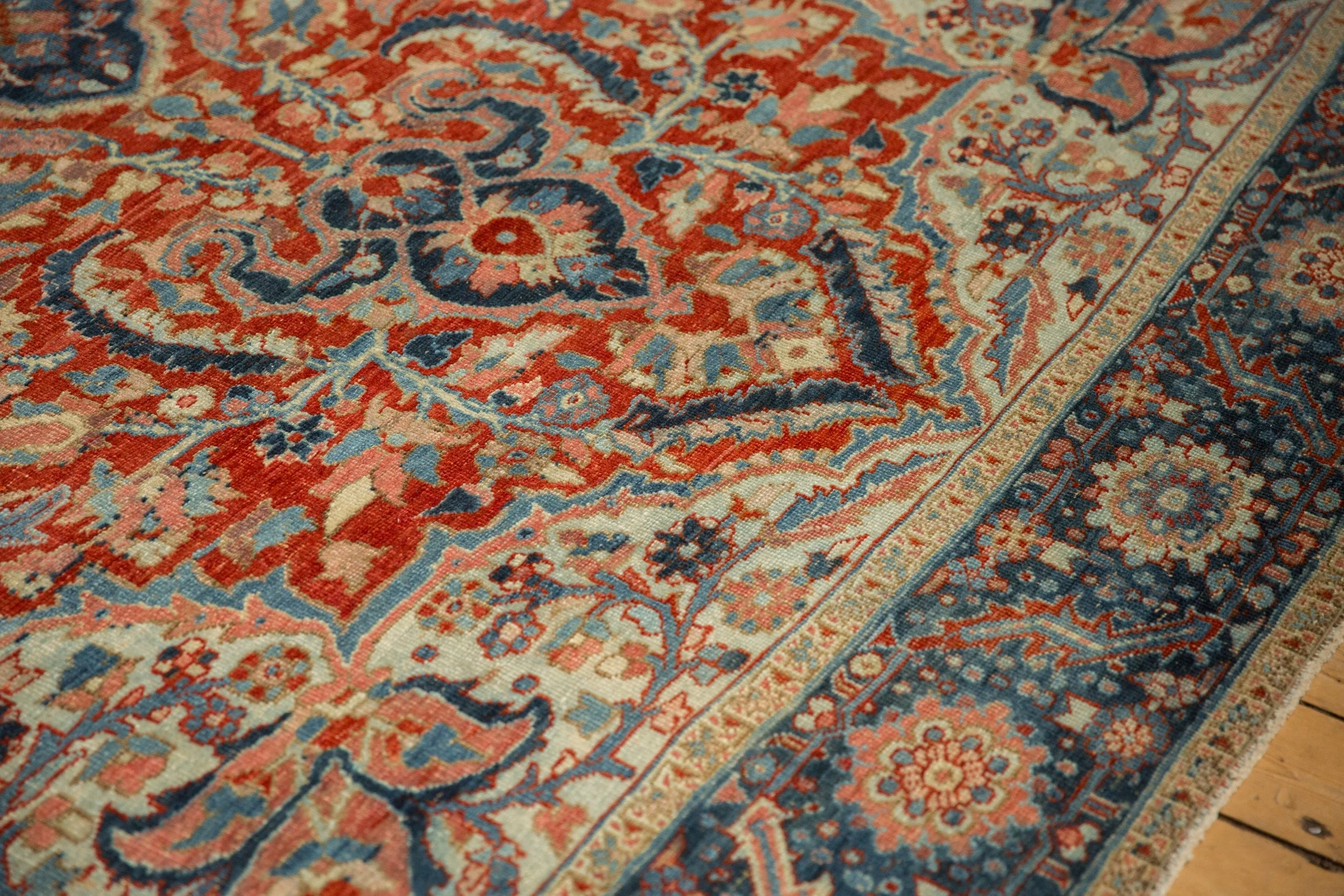 9x12 Vintage Distressed Ahar Carpet - Image 5