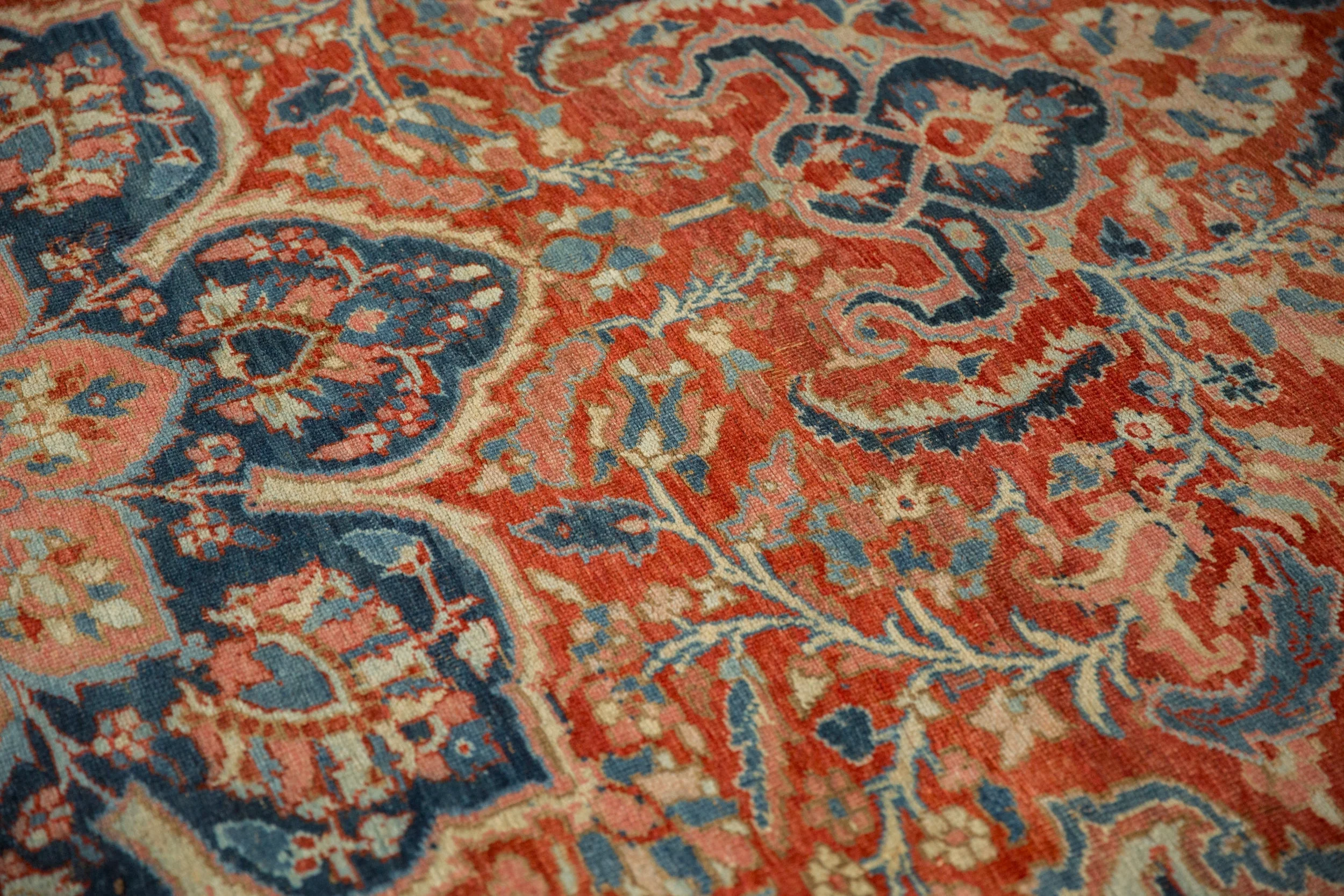 9x12 Vintage Distressed Ahar Carpet - Image 7