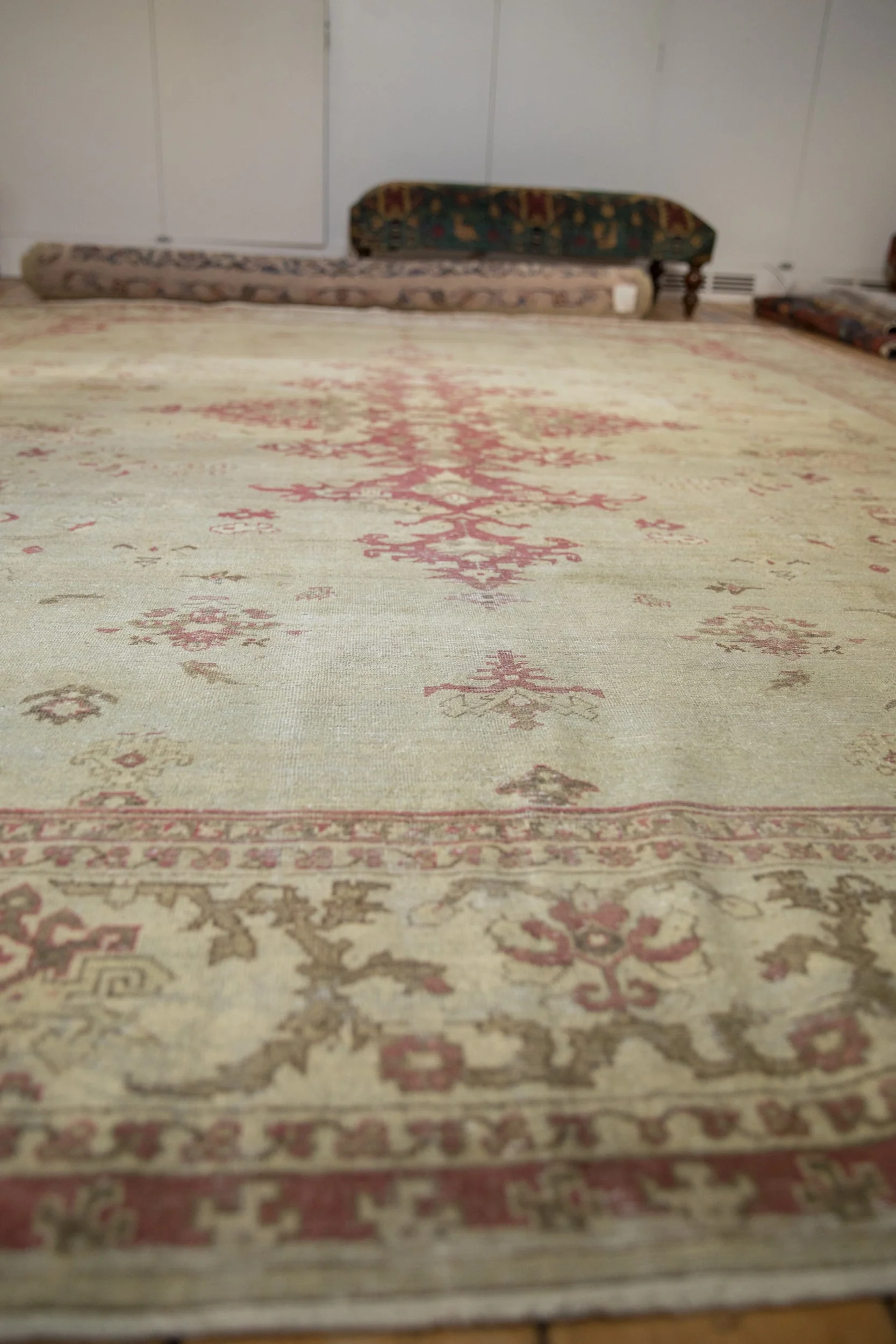 9x12 Vintage Distressed Amritsar Carpet - Image 5