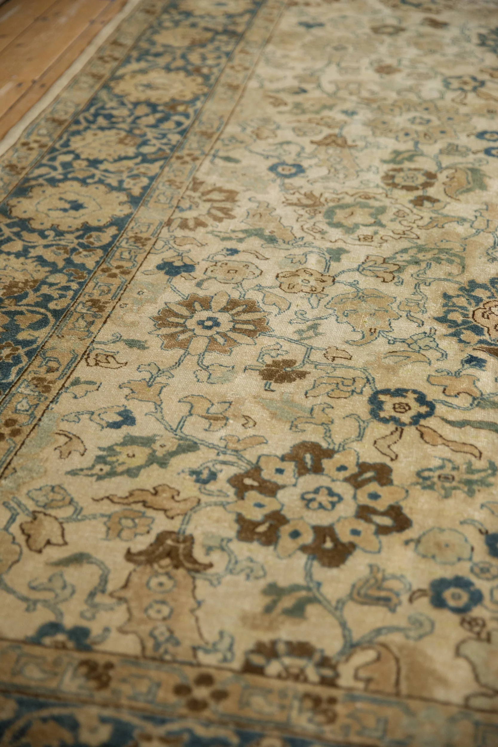 9x12 Vintage Distressed Tabriz Carpet - Image 8