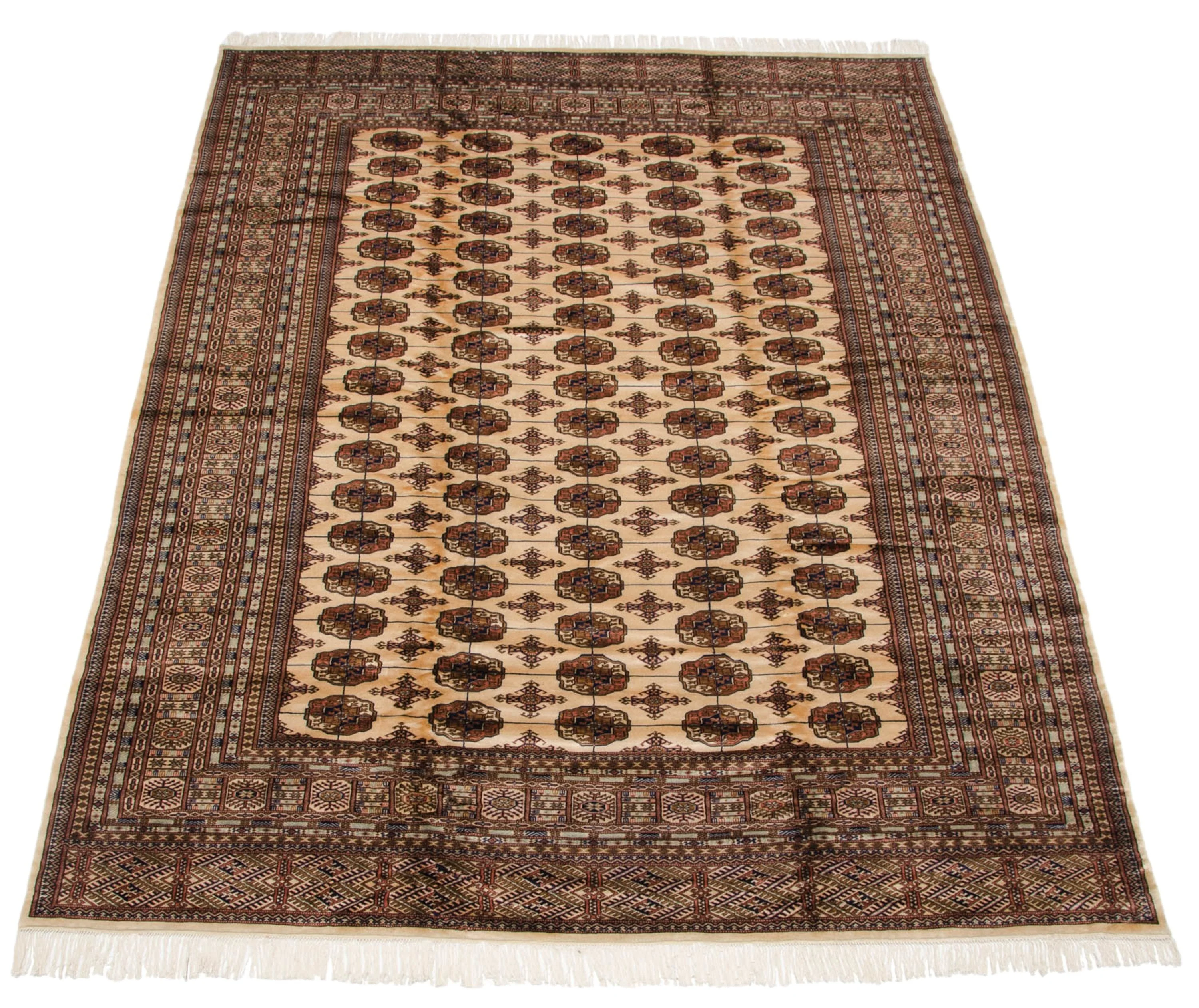 9x12 Vintage Fine Bokhara Carpet - Image 3