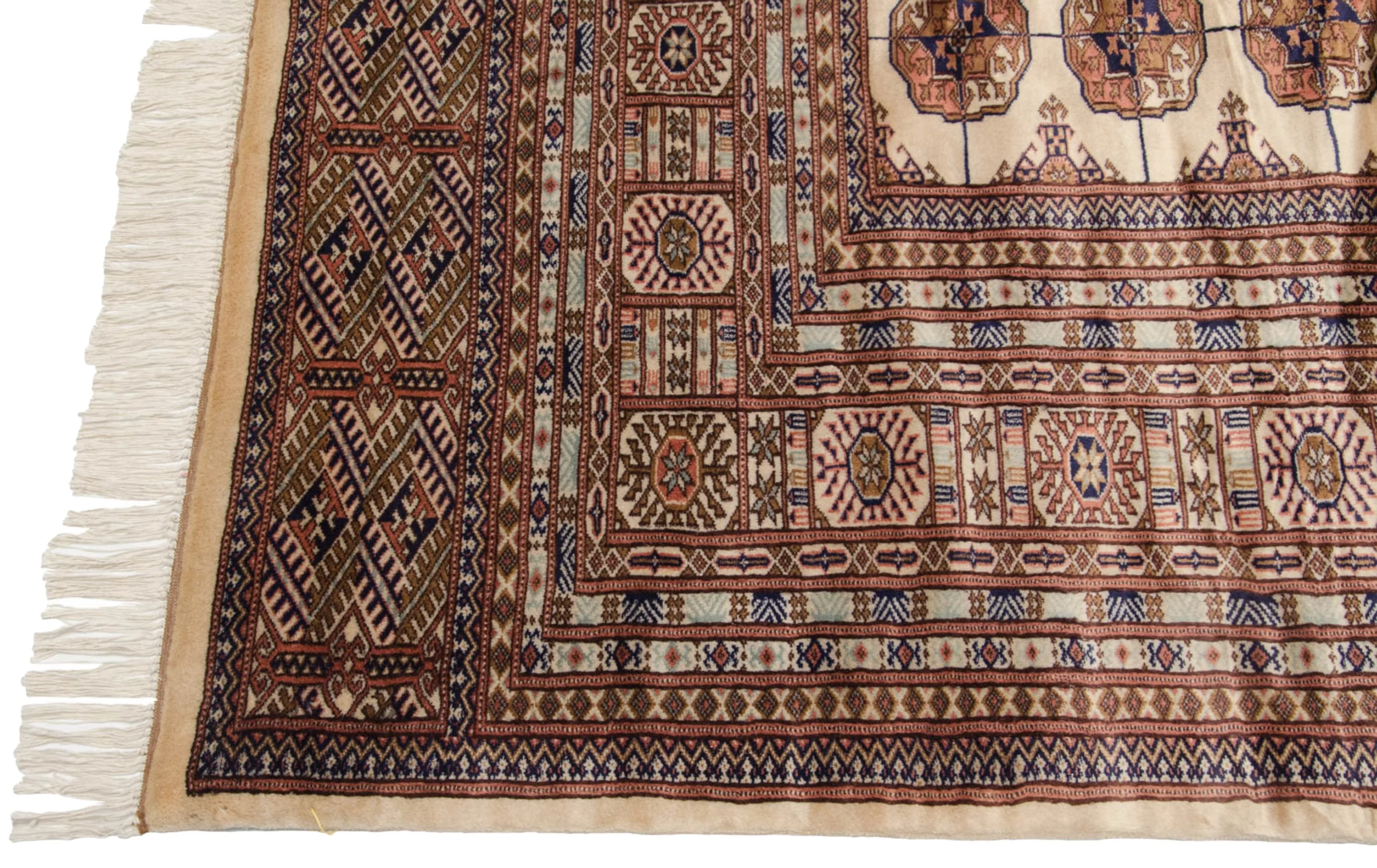 9x12 Vintage Fine Bokhara Carpet - Image 4