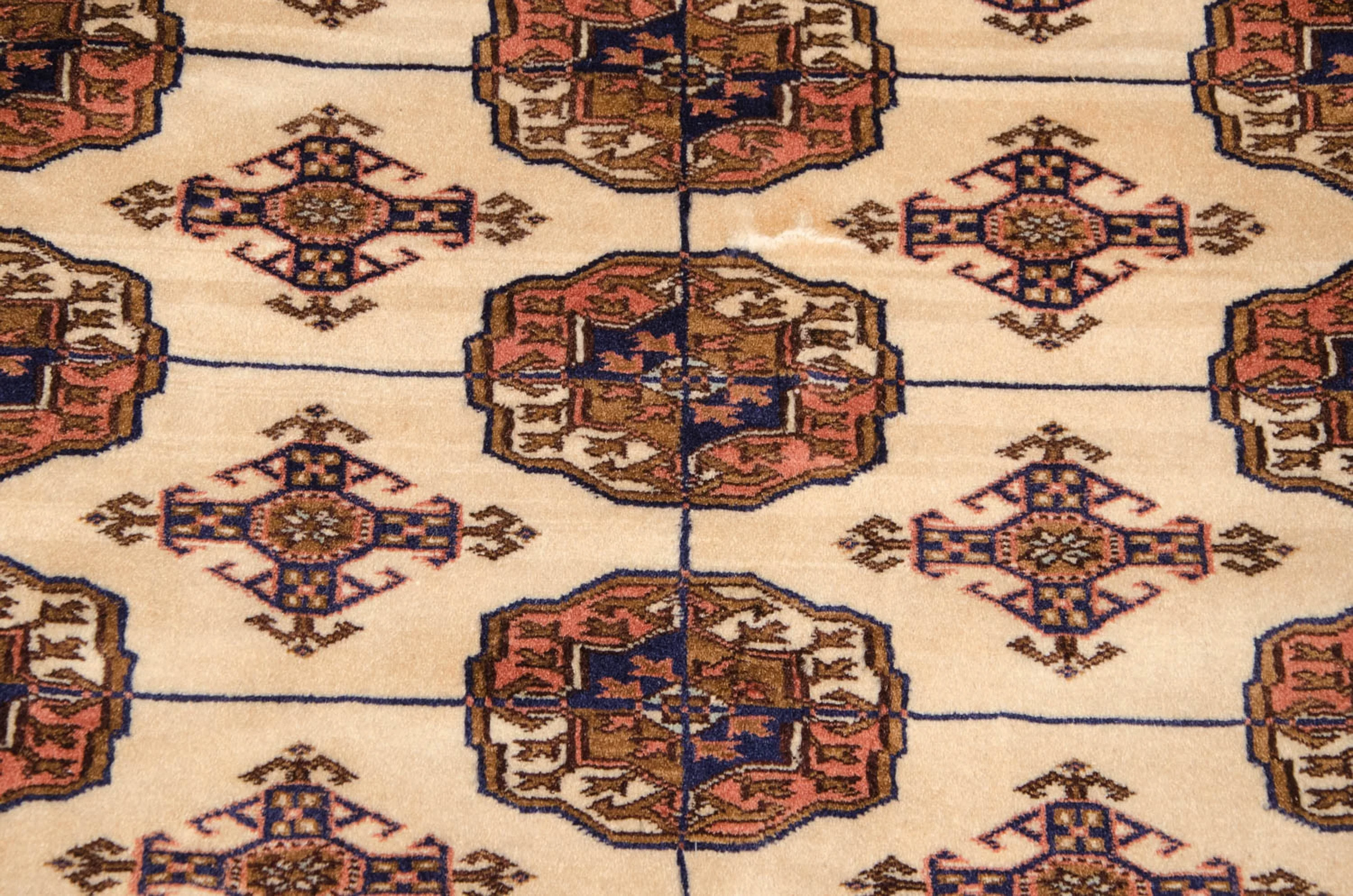 9x12 Vintage Fine Bokhara Carpet - Image 5