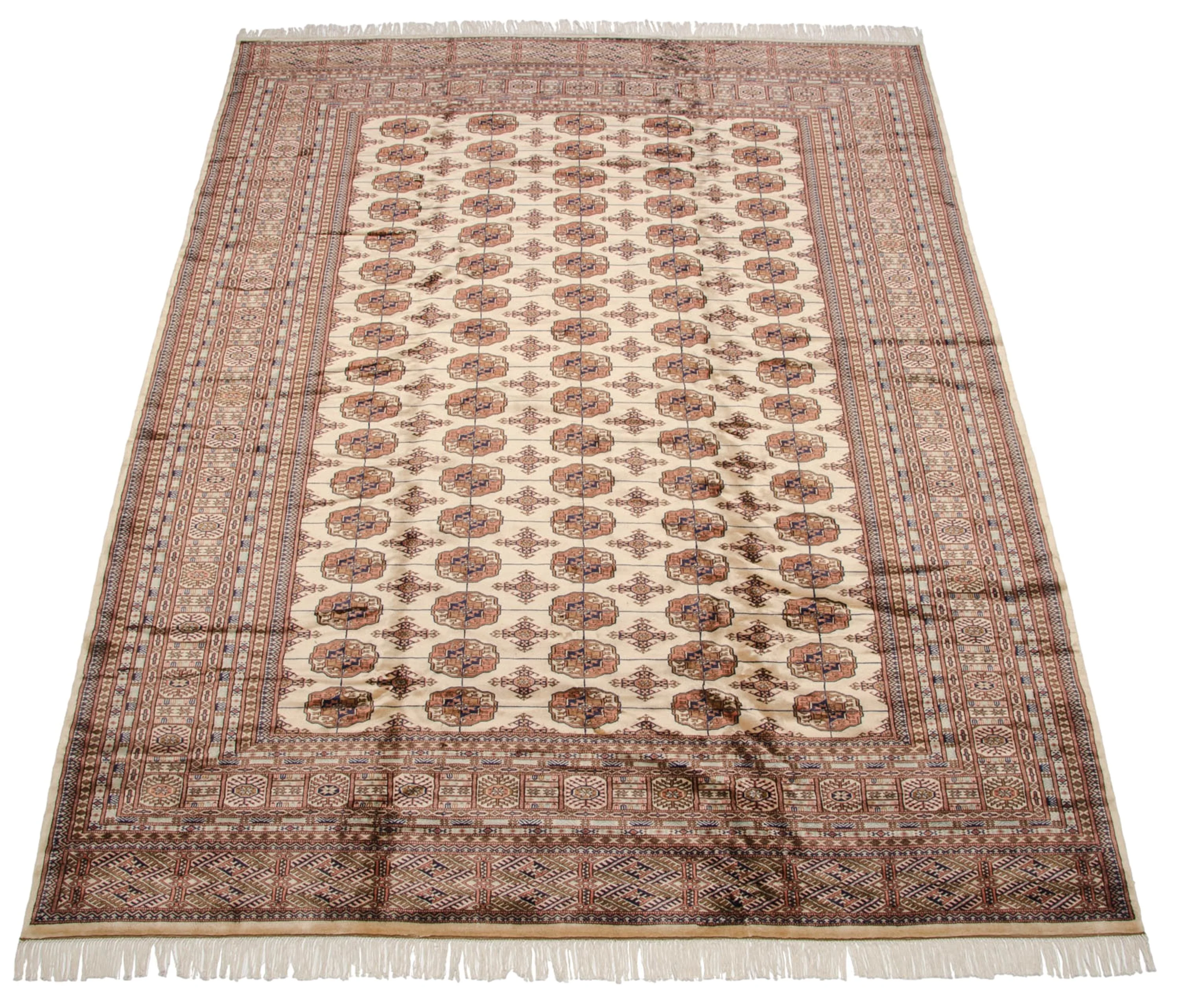 9x12 Vintage Fine Bokhara Carpet - Image 6