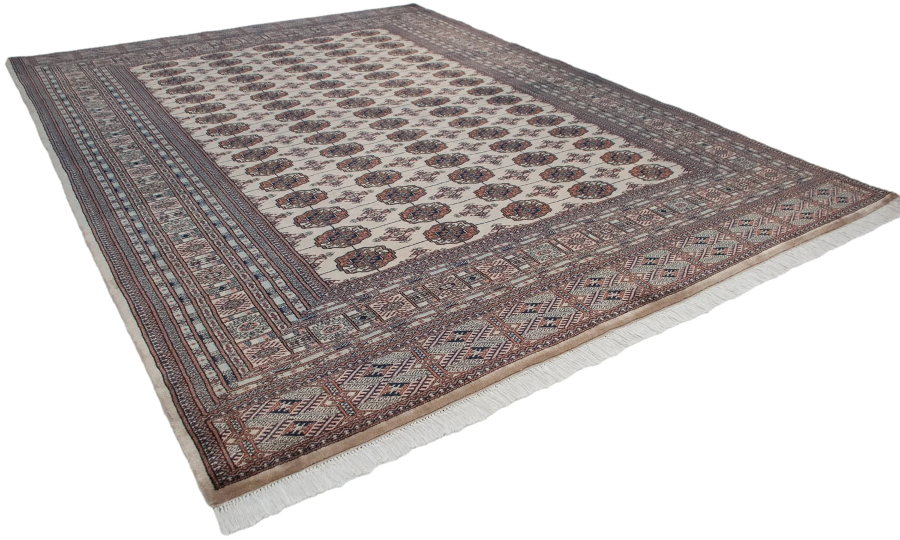 RESERVED 9x12 Vintage Fine Bokhara Carpet - Image 7