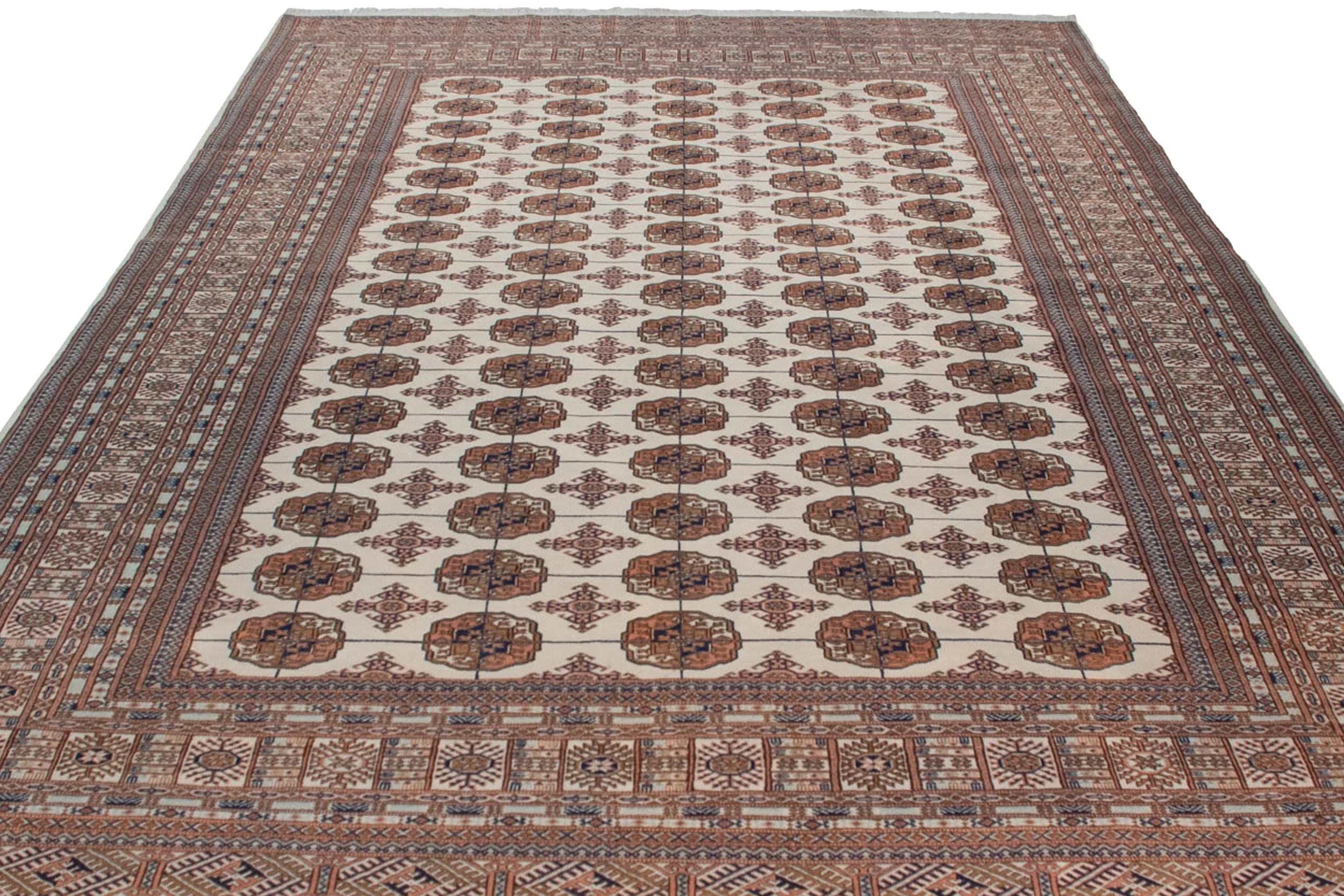 9x12 Vintage Fine Bokhara Carpet - Image 2
