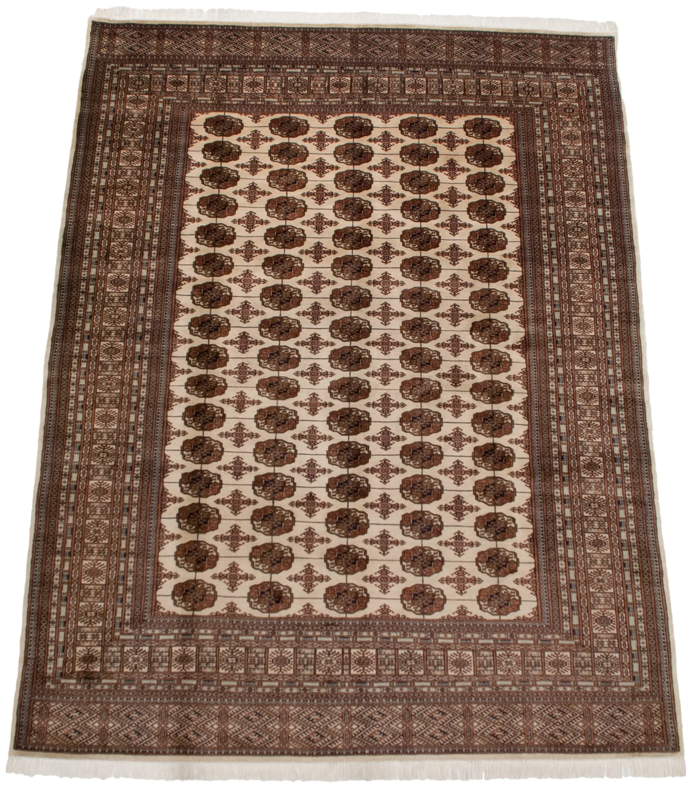 9x12 Vintage Fine Bokhara Carpet - Image 3