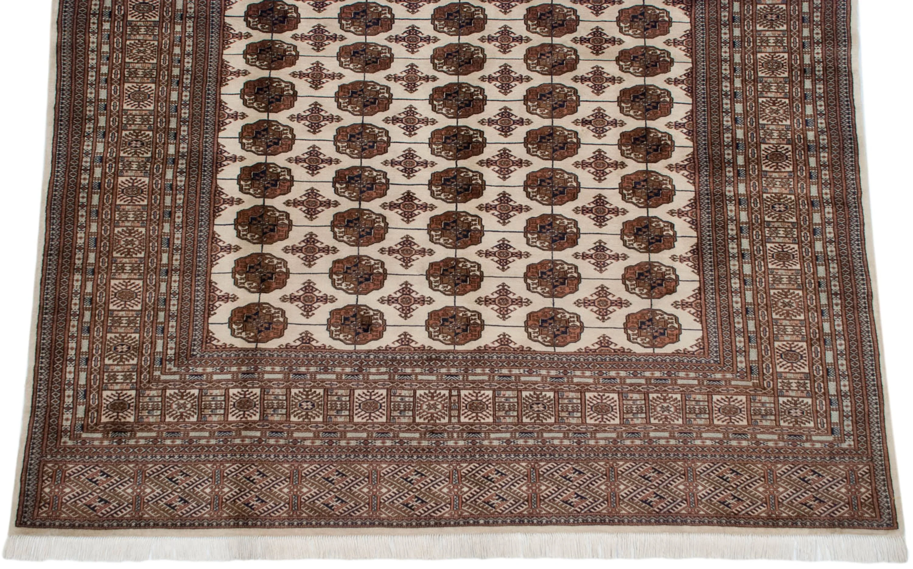 9x12 Vintage Fine Bokhara Carpet - Image 5