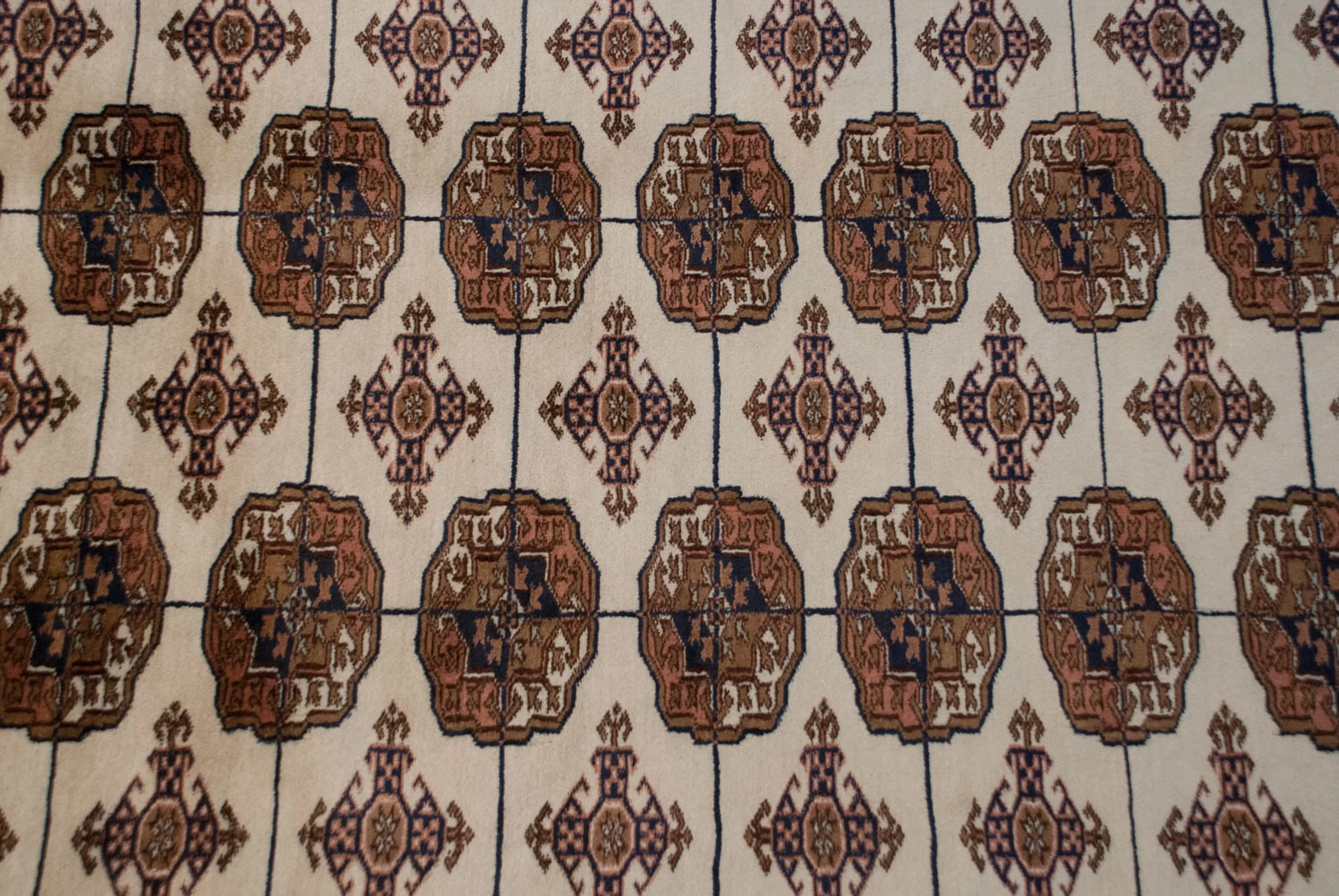 9x12 Vintage Fine Bokhara Carpet - Image 6
