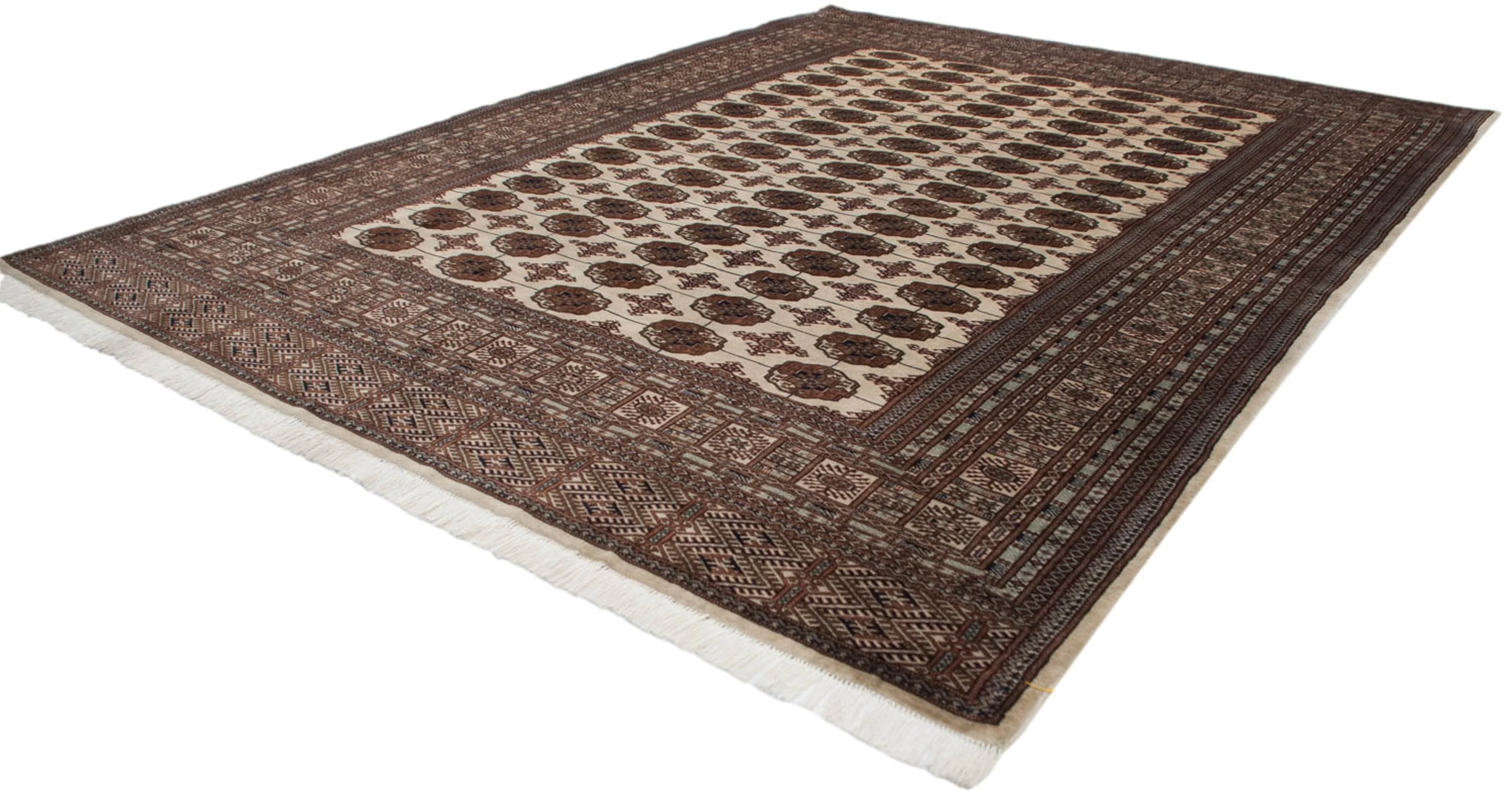 9x12 Vintage Fine Bokhara Carpet - Image 7