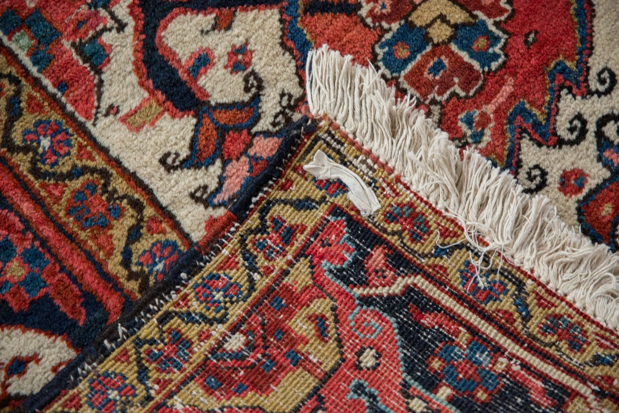 9x12 Vintage Heriz Carpet - Image 9