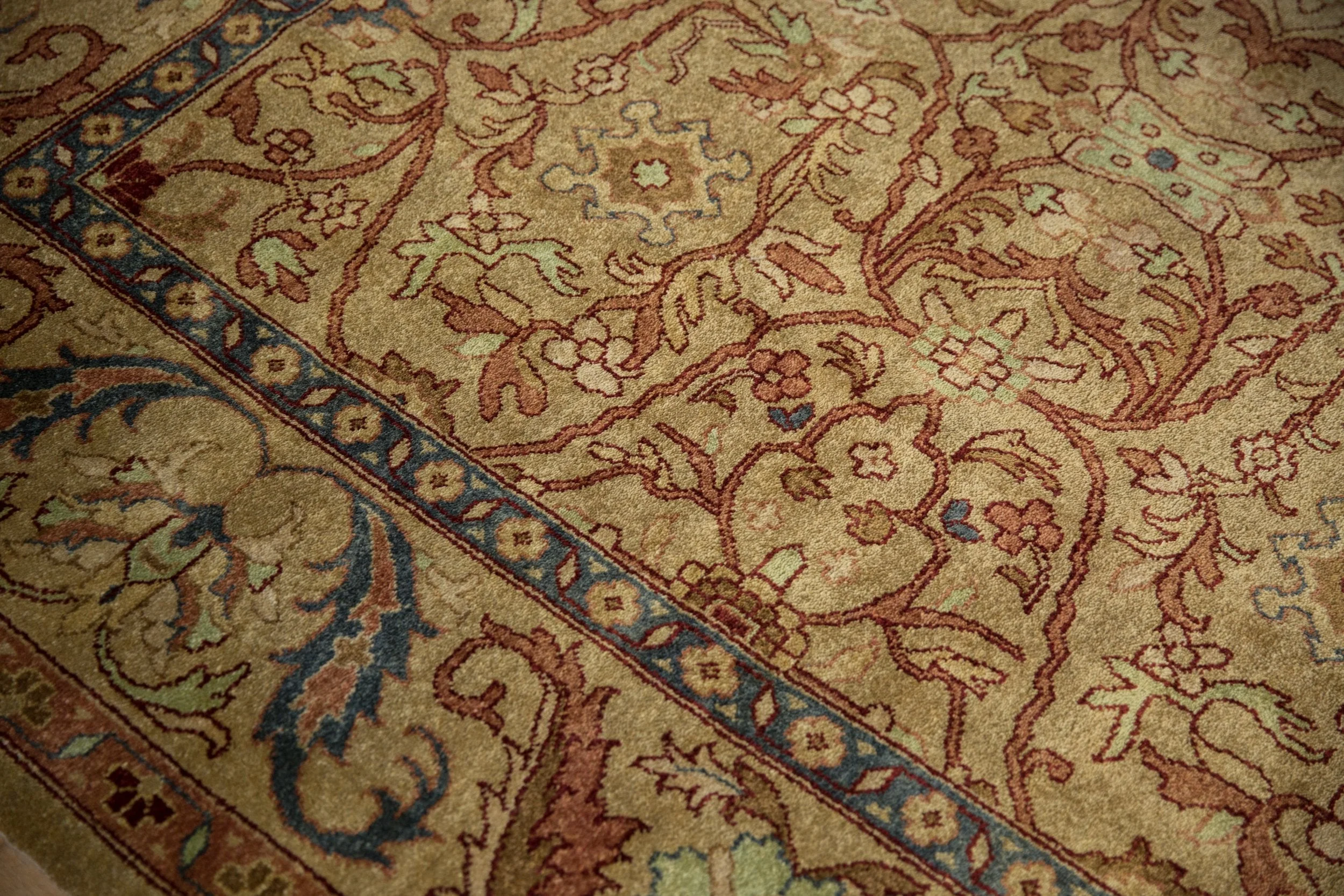 9x12 Vintage Indian Bijar Design Carpet - Image 10