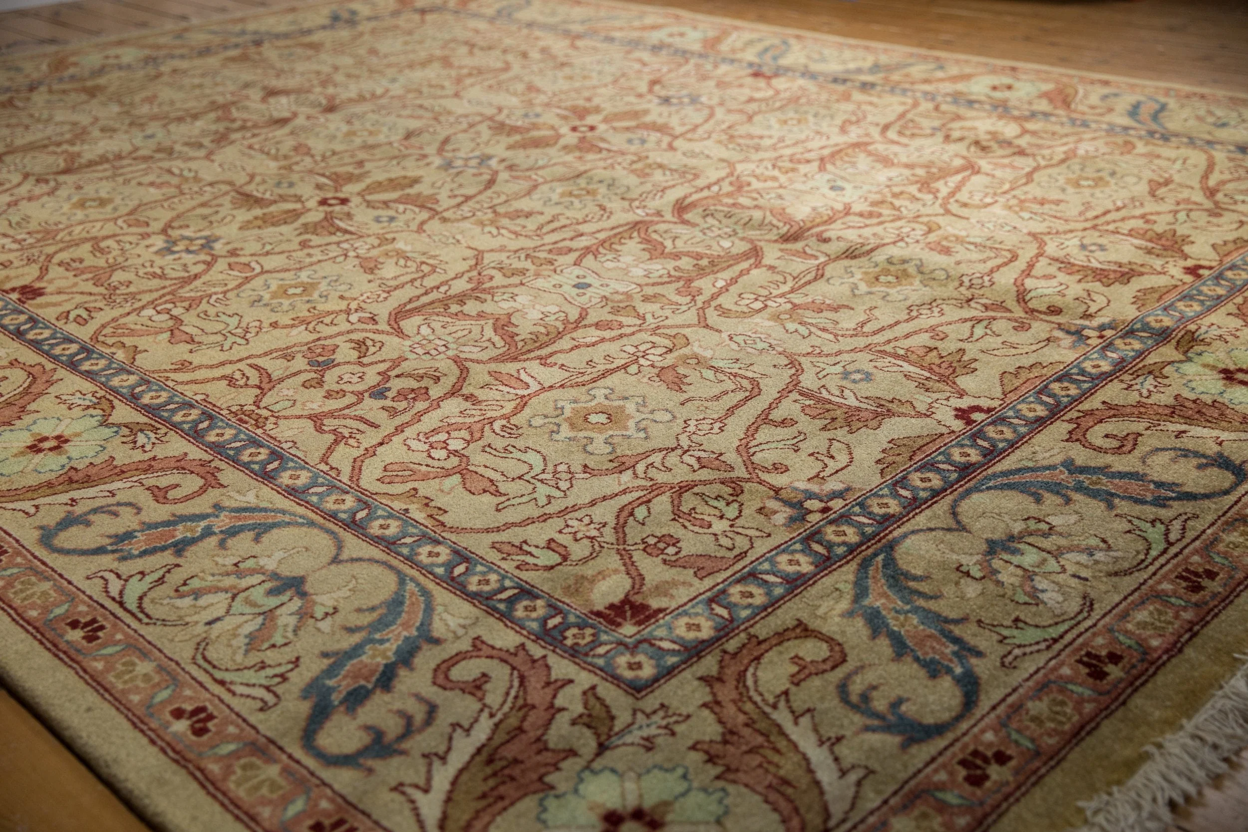 9x12 Vintage Indian Bijar Design Carpet - Image 3