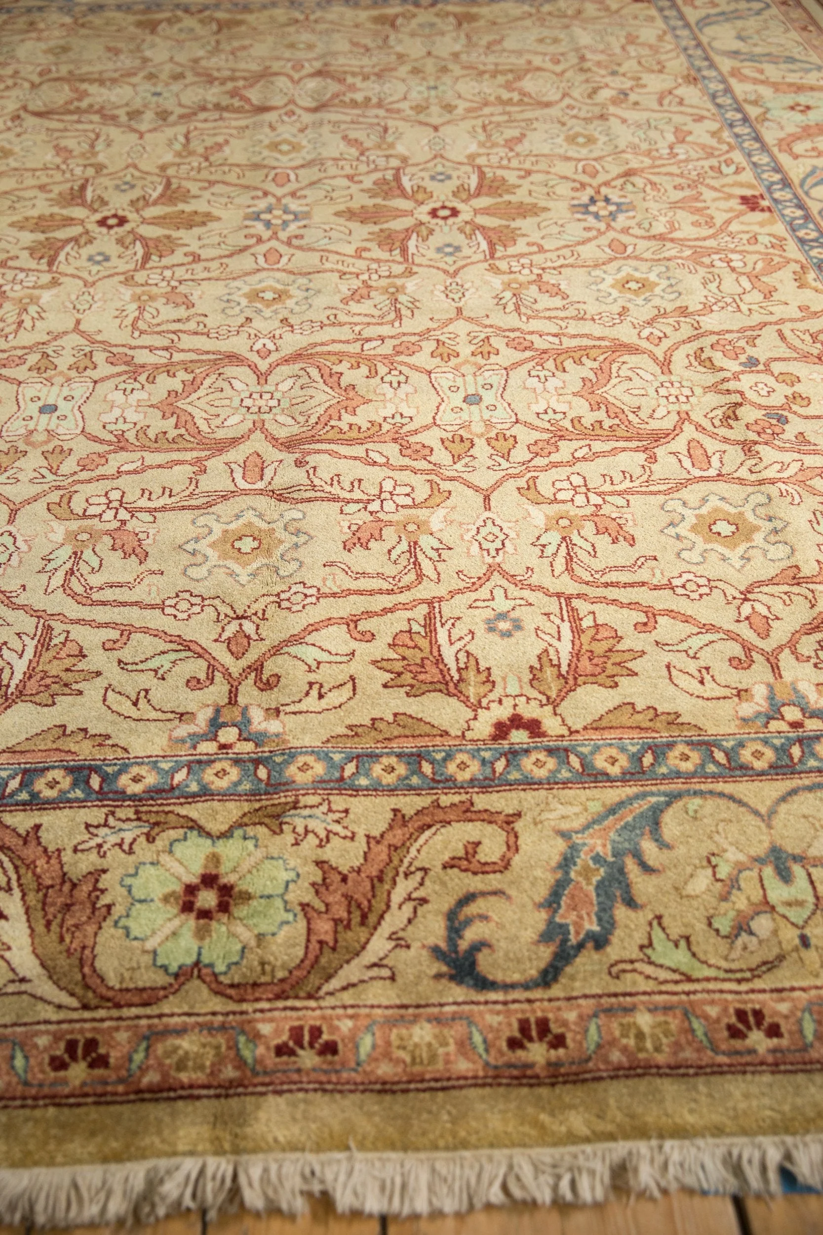 9x12 Vintage Indian Bijar Design Carpet - Image 4