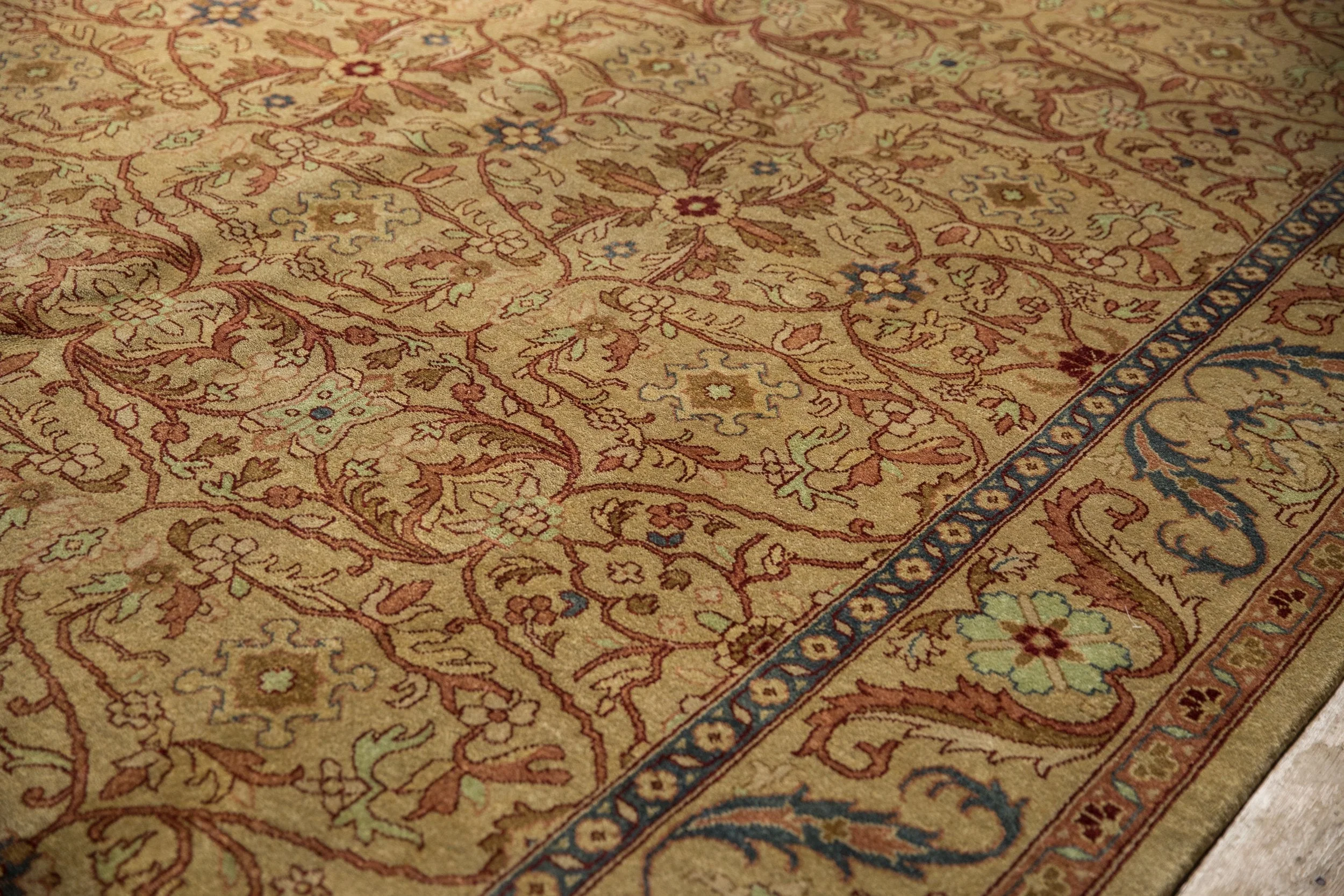 9x12 Vintage Indian Bijar Design Carpet - Image 9