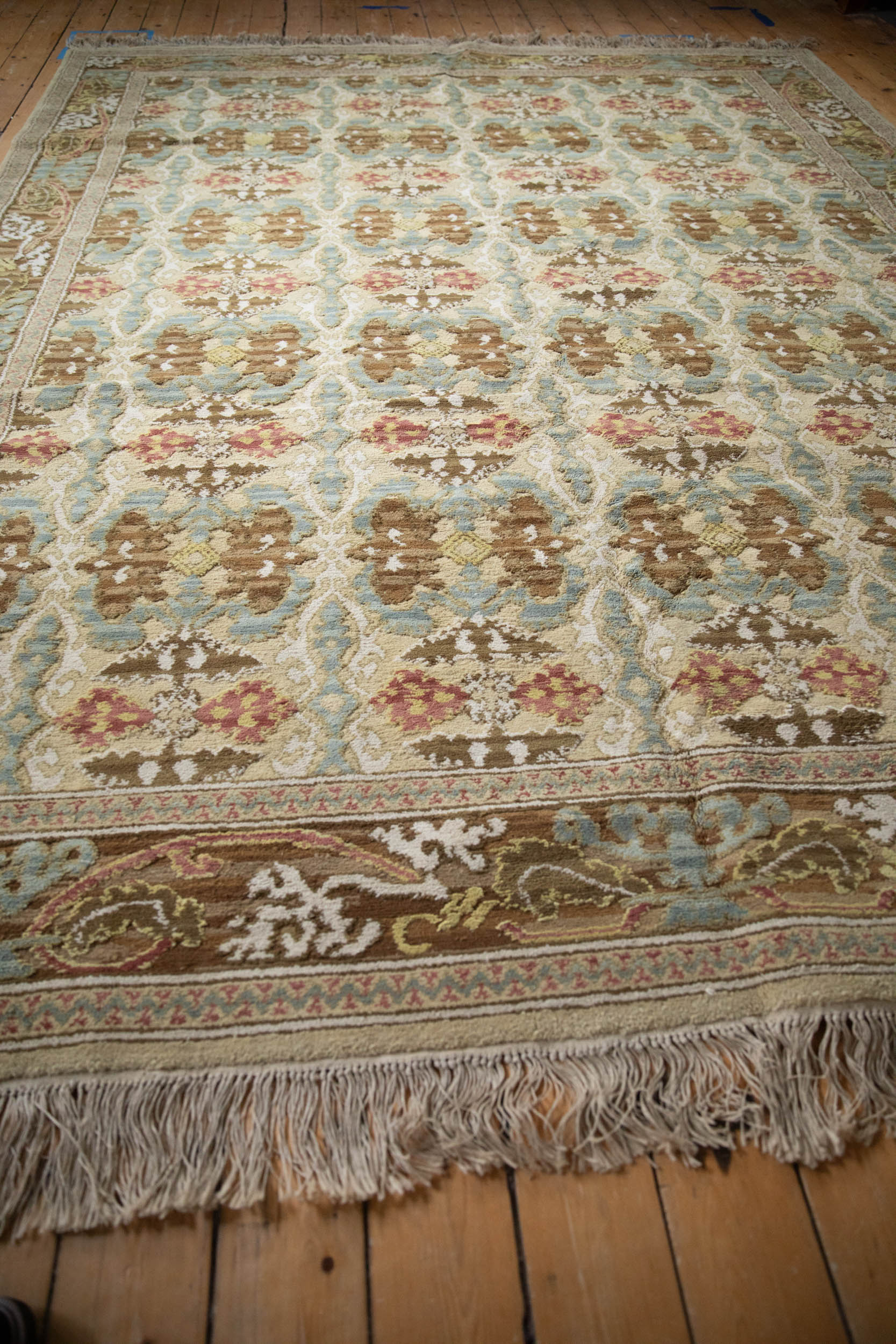 9x12 Vintage Spanish Arts And Crafts Design Carpet - Image 10