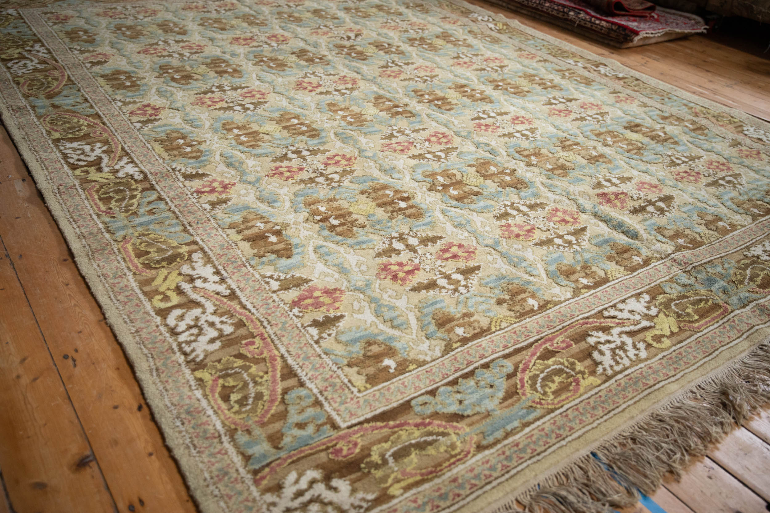 9x12 Vintage Spanish Arts And Crafts Design Carpet - Image 3