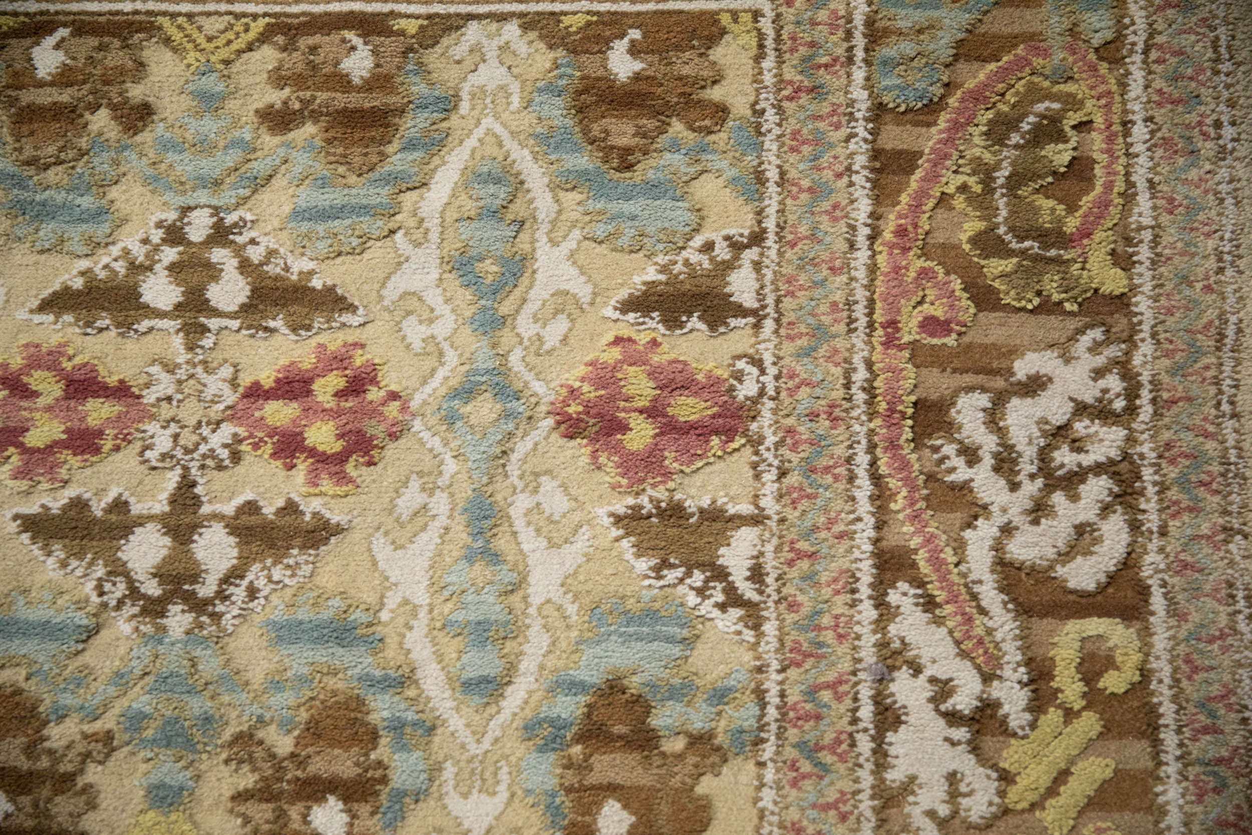 9x12 Vintage Spanish Arts And Crafts Design Carpet - Image 4