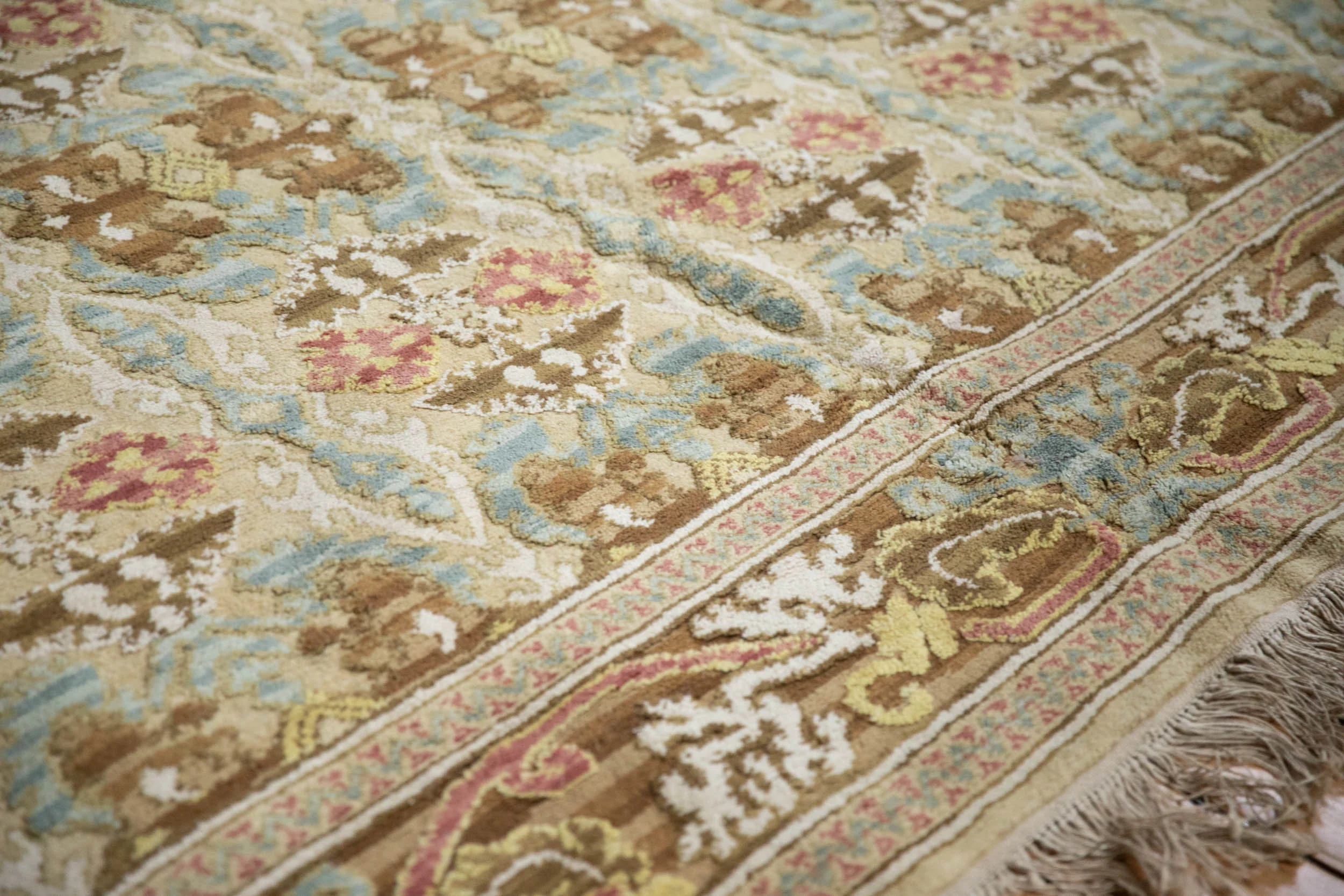 9x12 Vintage Spanish Arts And Crafts Design Carpet - Image 5