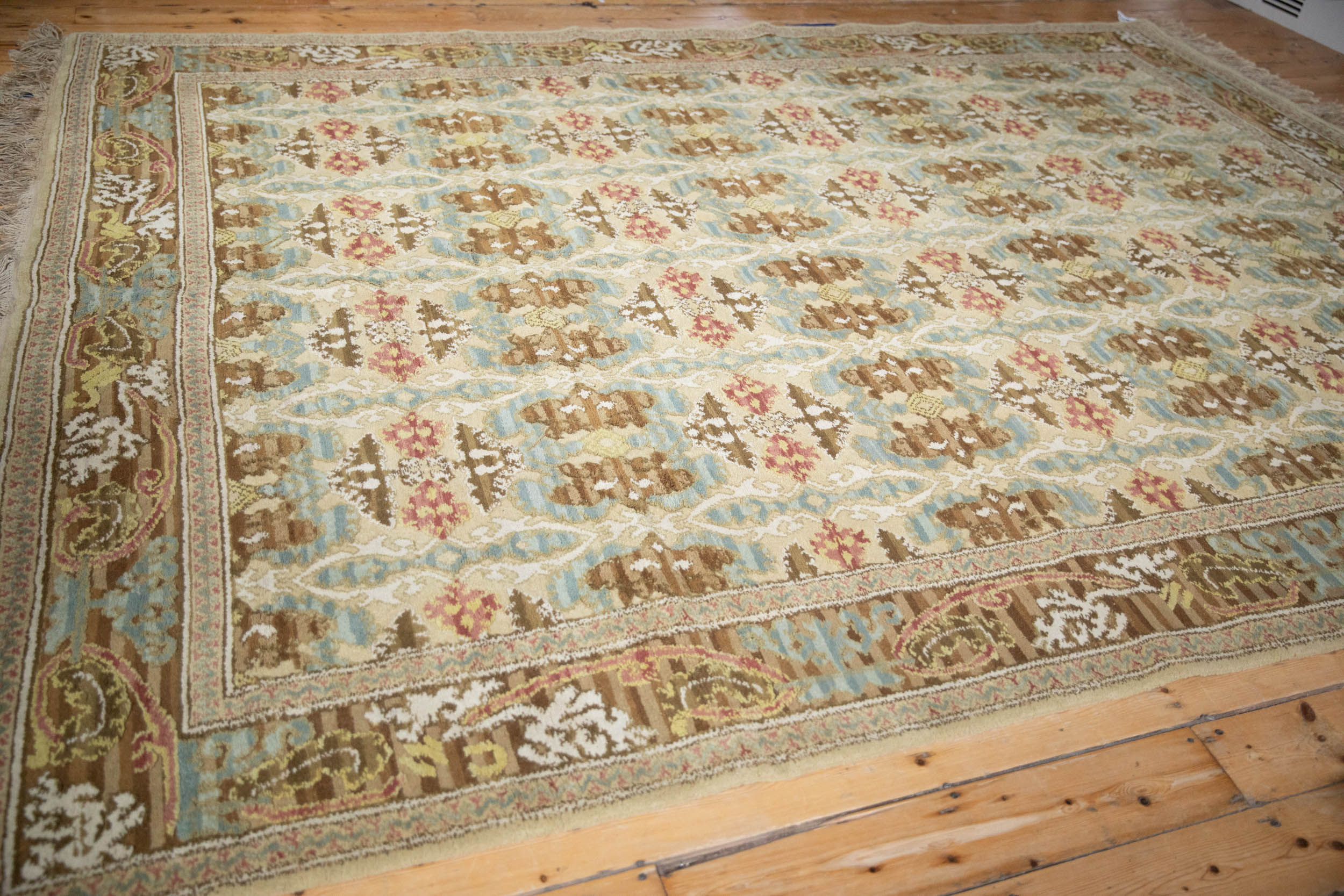 9x12 Vintage Spanish Arts And Crafts Design Carpet - Image 6