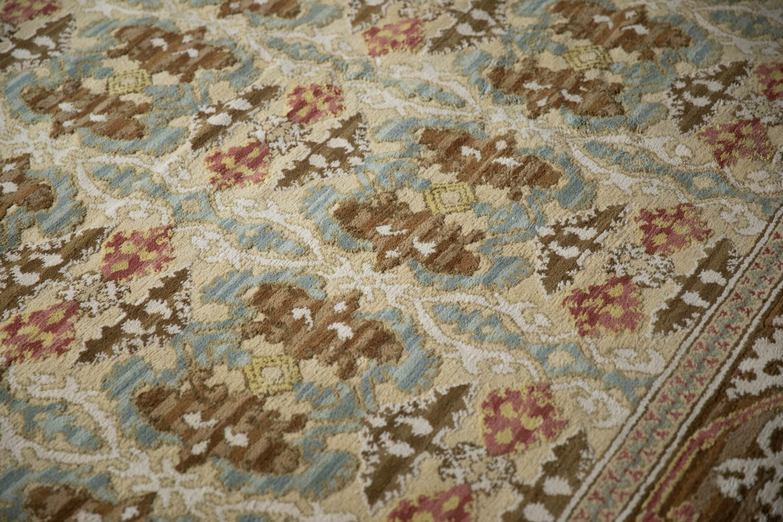 9x12 Vintage Spanish Arts And Crafts Design Carpet - Image 9