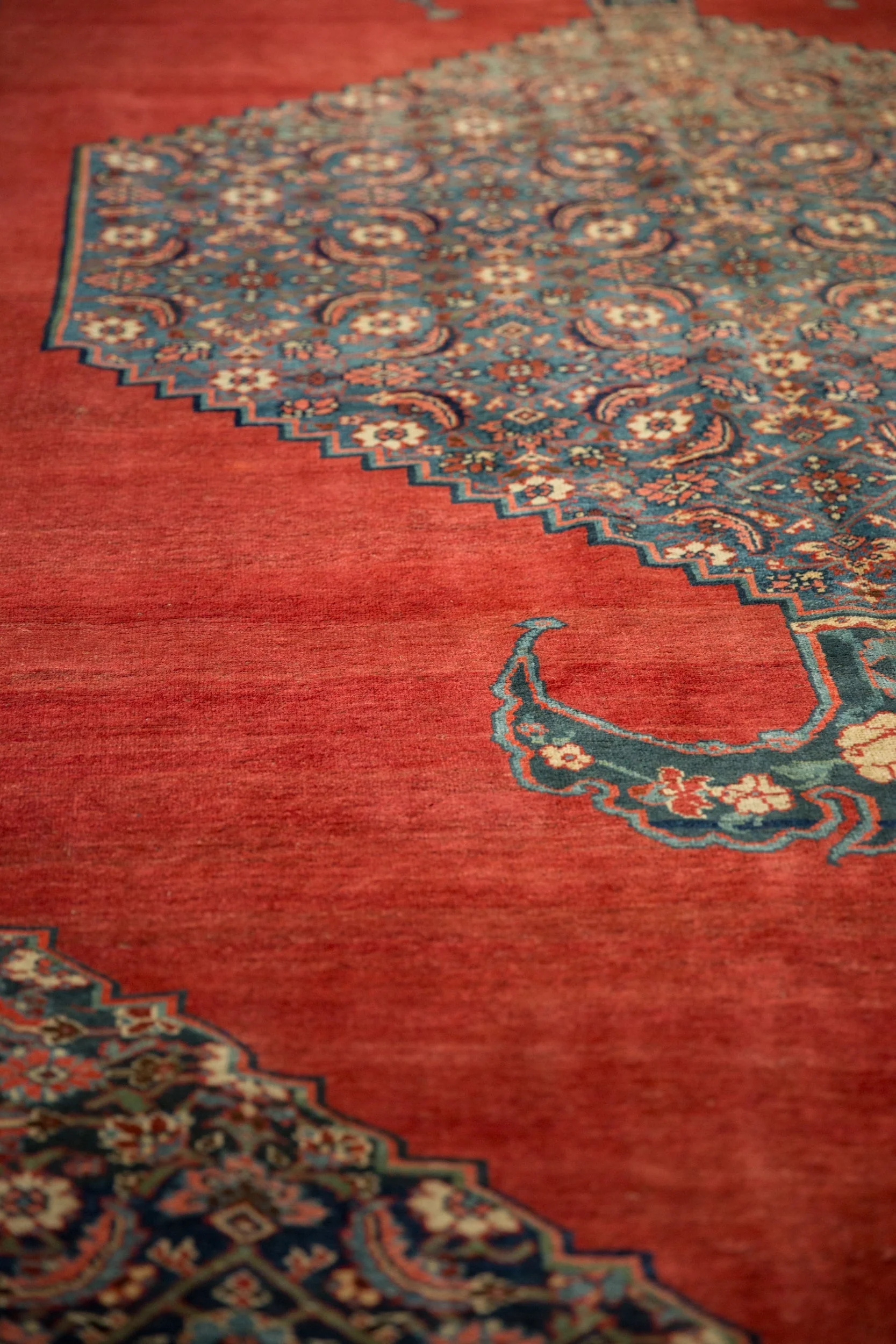 9x14.5 Antique Bijar Carpet - Image 10