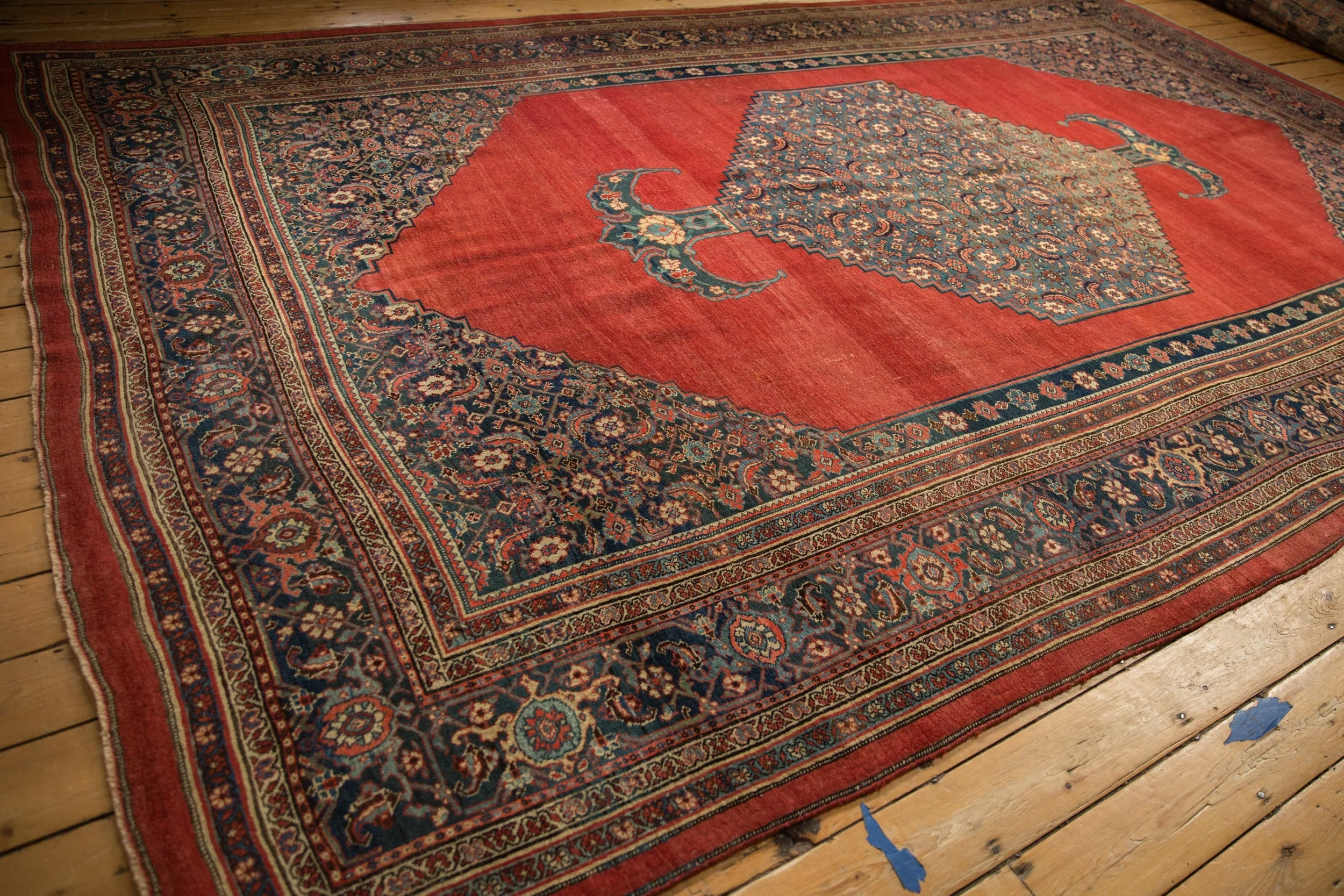 9x14.5 Antique Bijar Carpet - Image 11