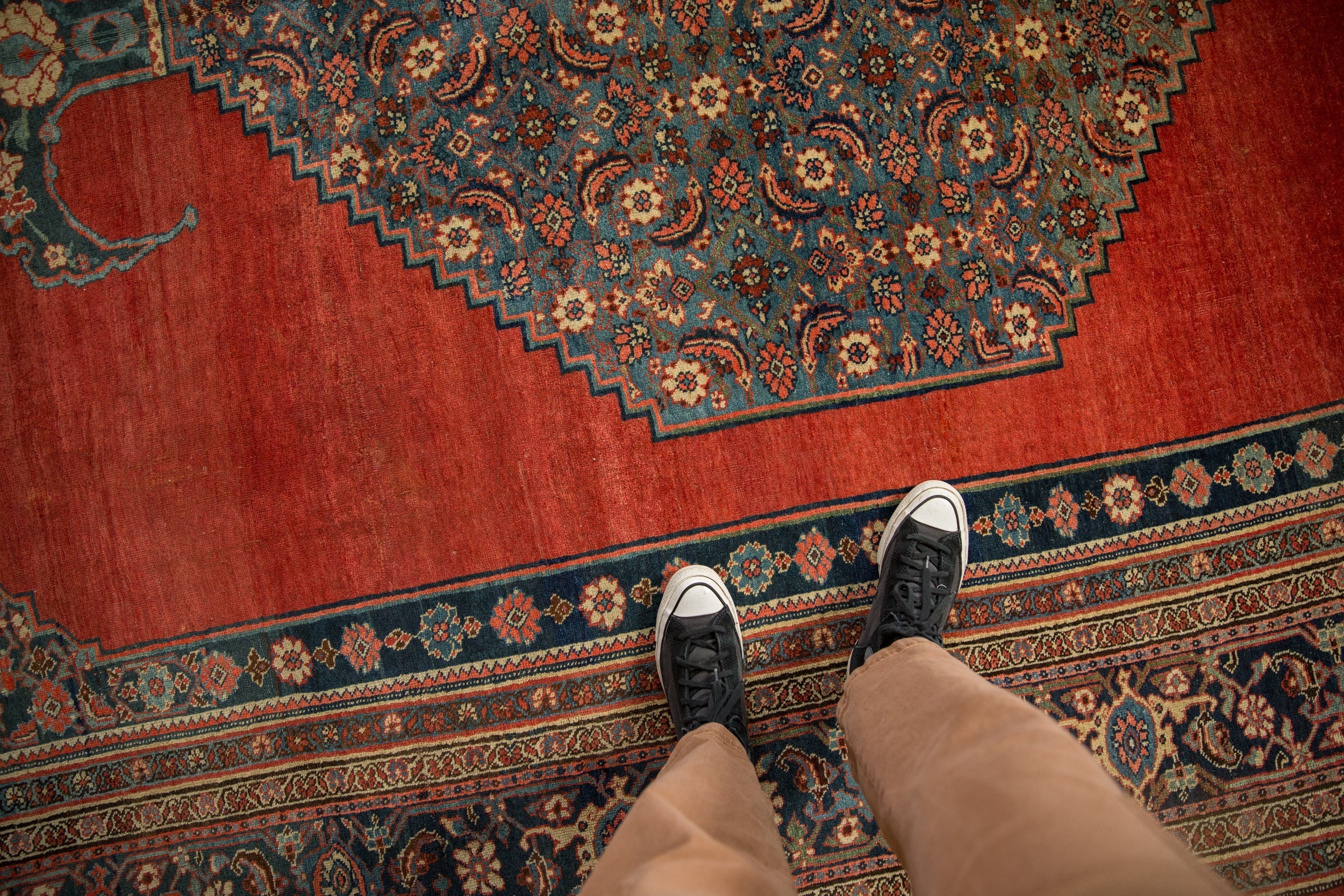 9x14.5 Antique Bijar Carpet - Image 2