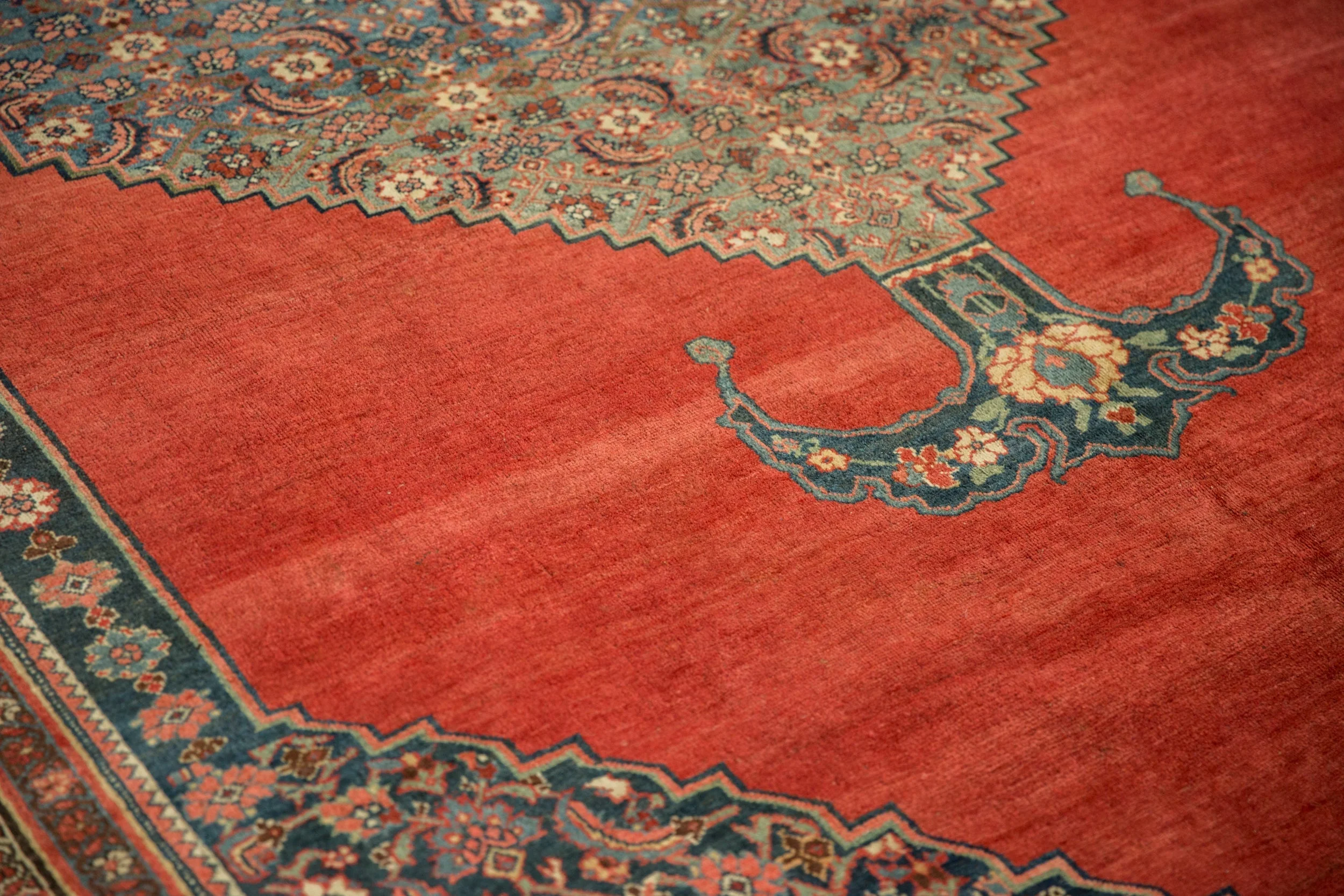 9x14.5 Antique Bijar Carpet - Image 6