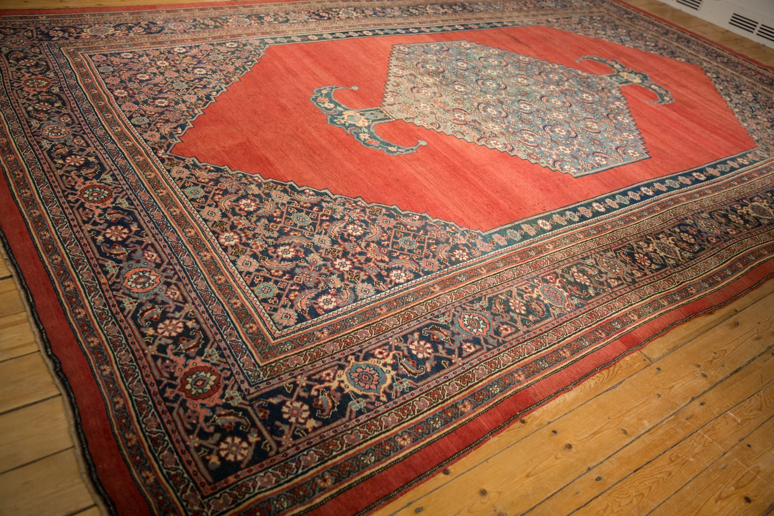9x14.5 Antique Bijar Carpet - Image 7