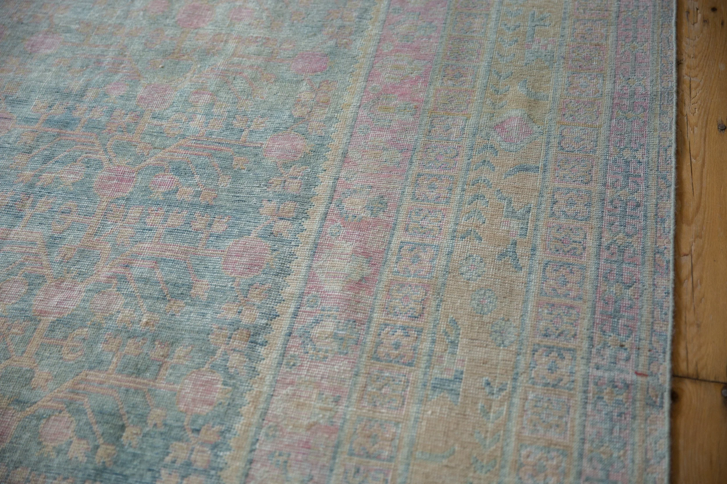 9x17.5 Vintage Distressed Khotan Carpet - Image 15