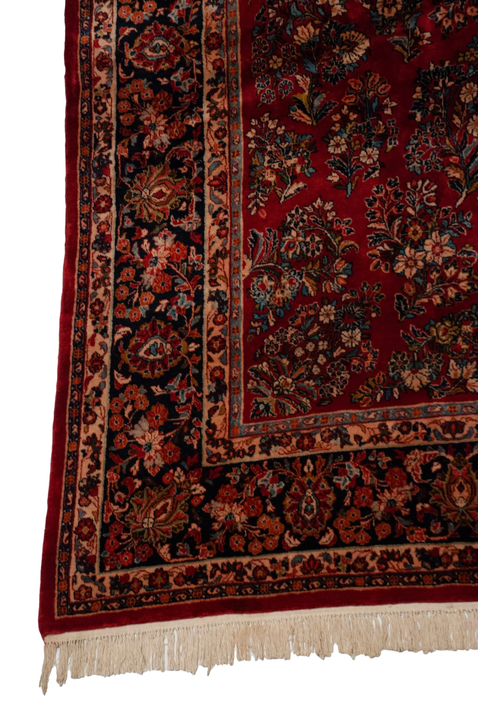 9x18 Vintage American Sarouk Carpet - Image 10