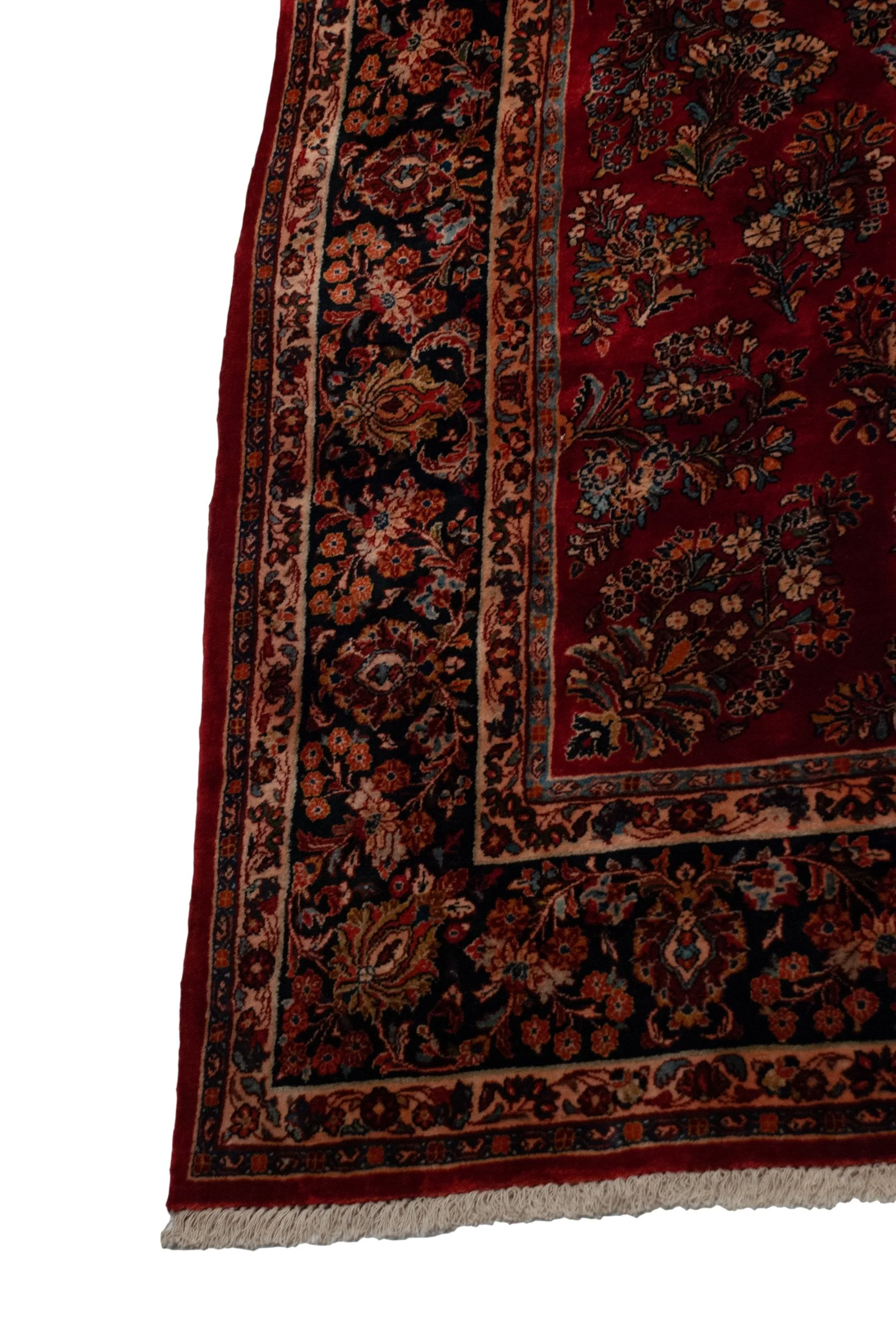 9x18 Vintage American Sarouk Carpet - Image 12